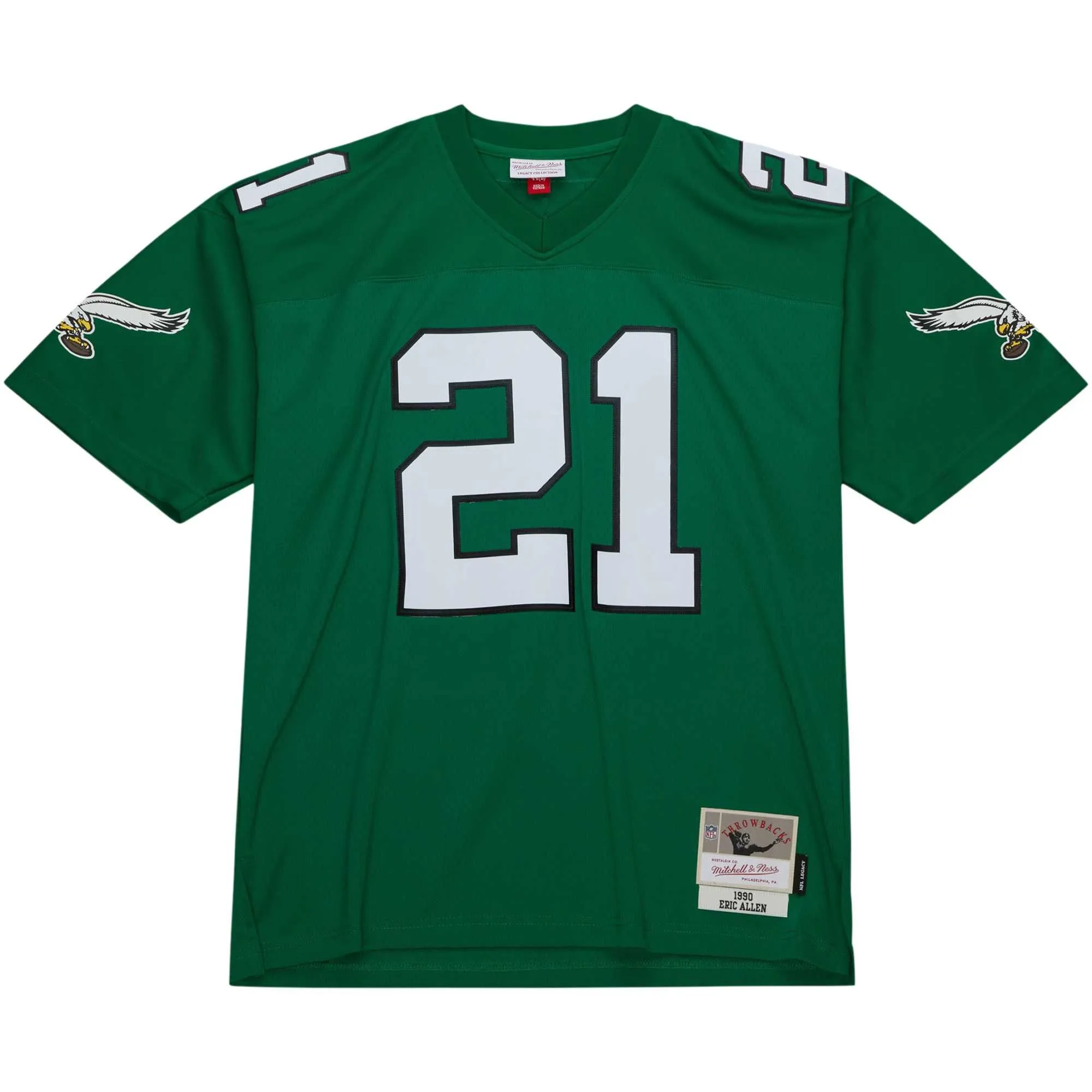 Eric Allen Philadelphia Eagles Mitchell & Ness Legacy Replica Jersey - Kelly Green