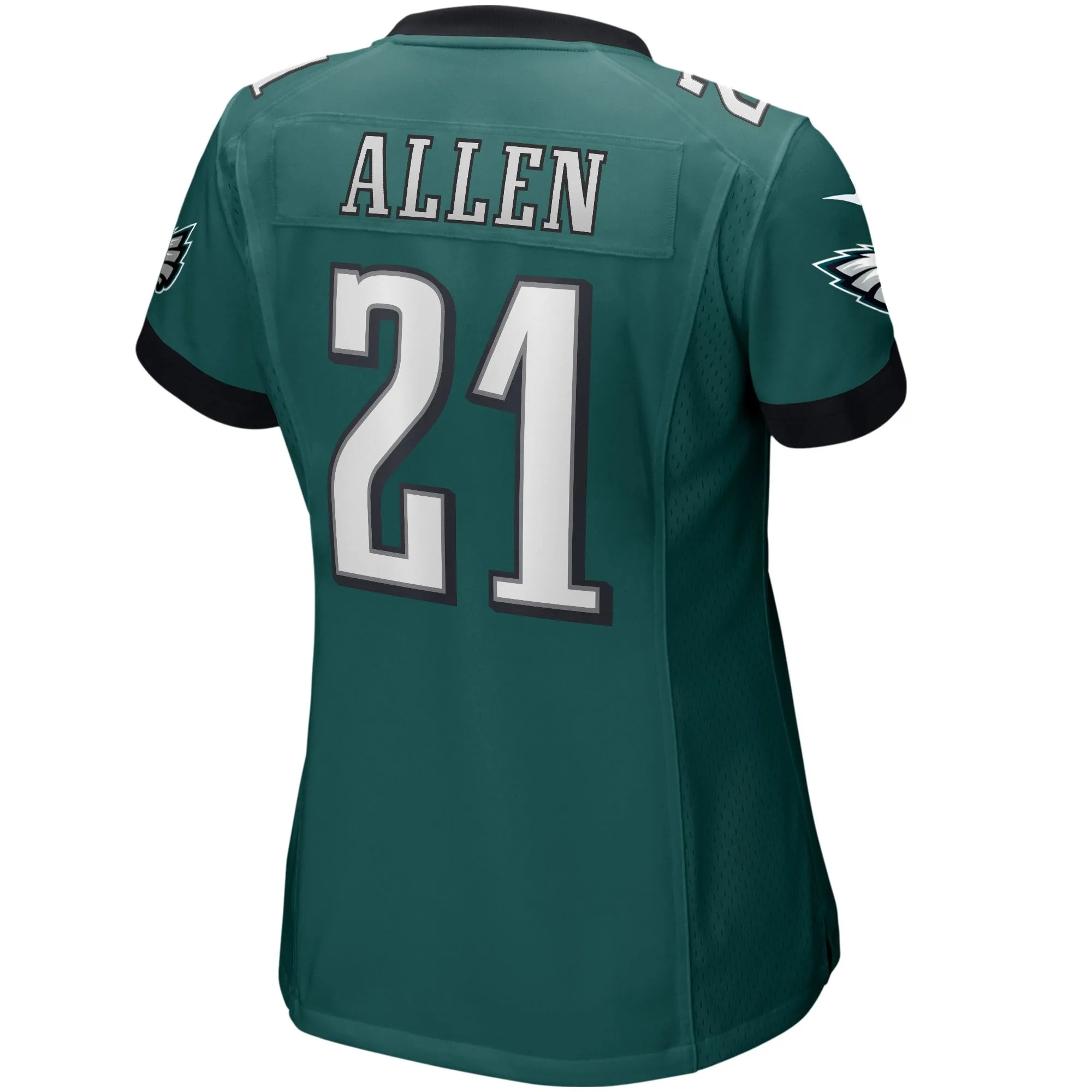 Eric Allen Philadelphia Eagles  Women's Game Retired Player Jersey - Midnight Green