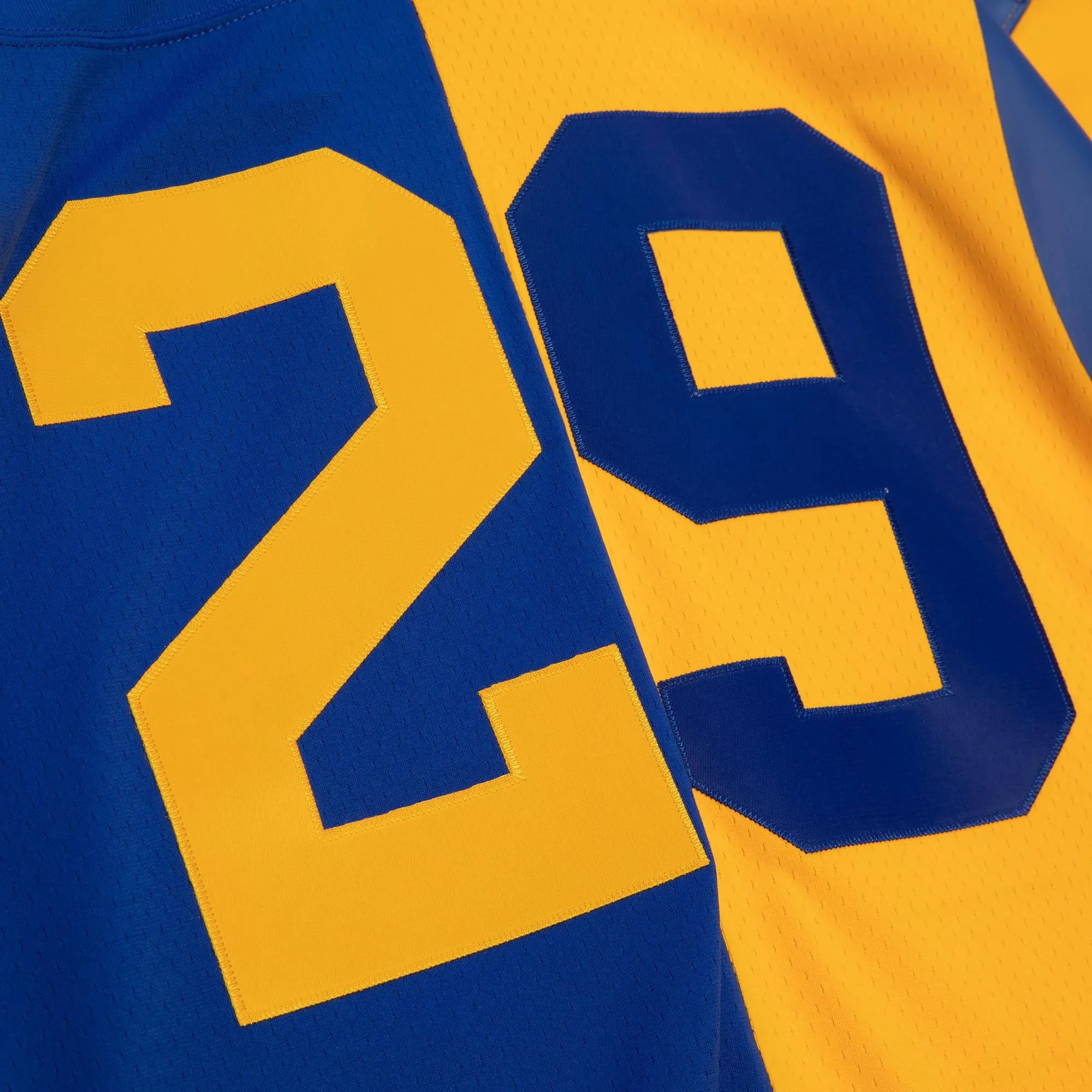 Eric Dickerson Los Angeles Rams Mitchell & Ness 1984 Split Legacy Replica Jersey - Royal/Gold