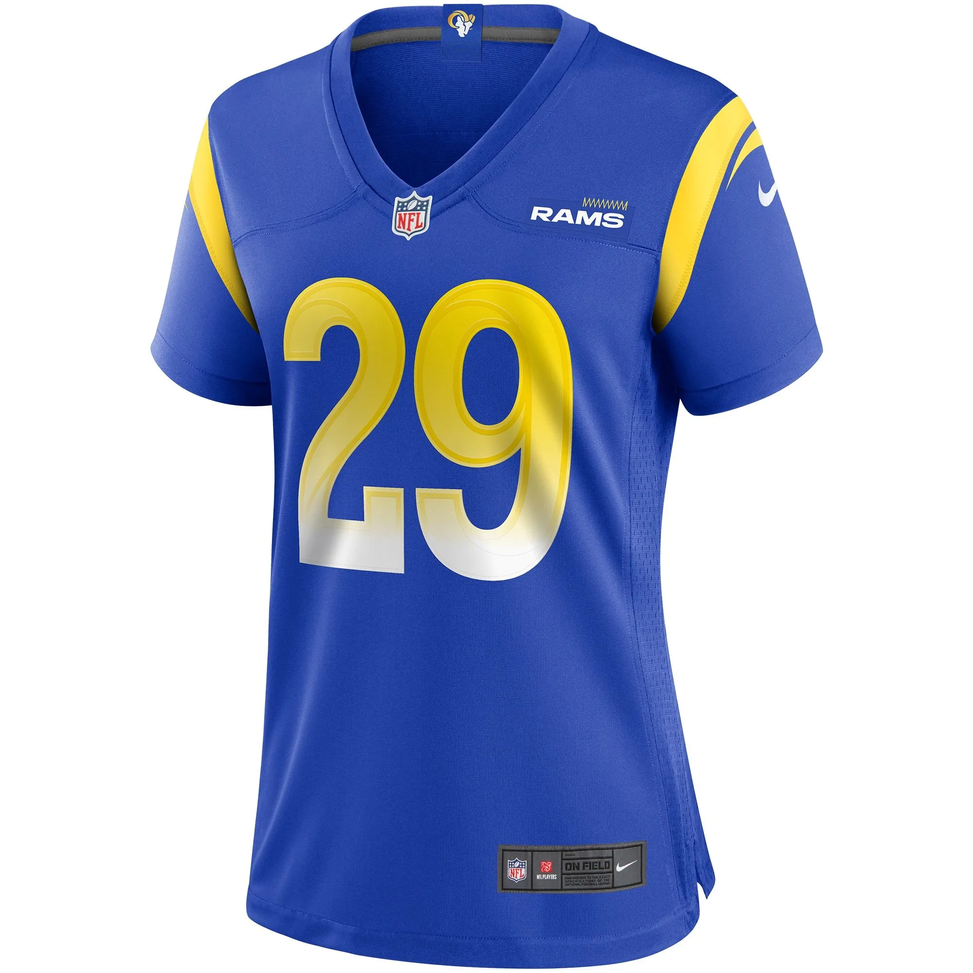 Eric Dickerson Los Angeles Rams  Women's Game Retired Player Jersey - Royal