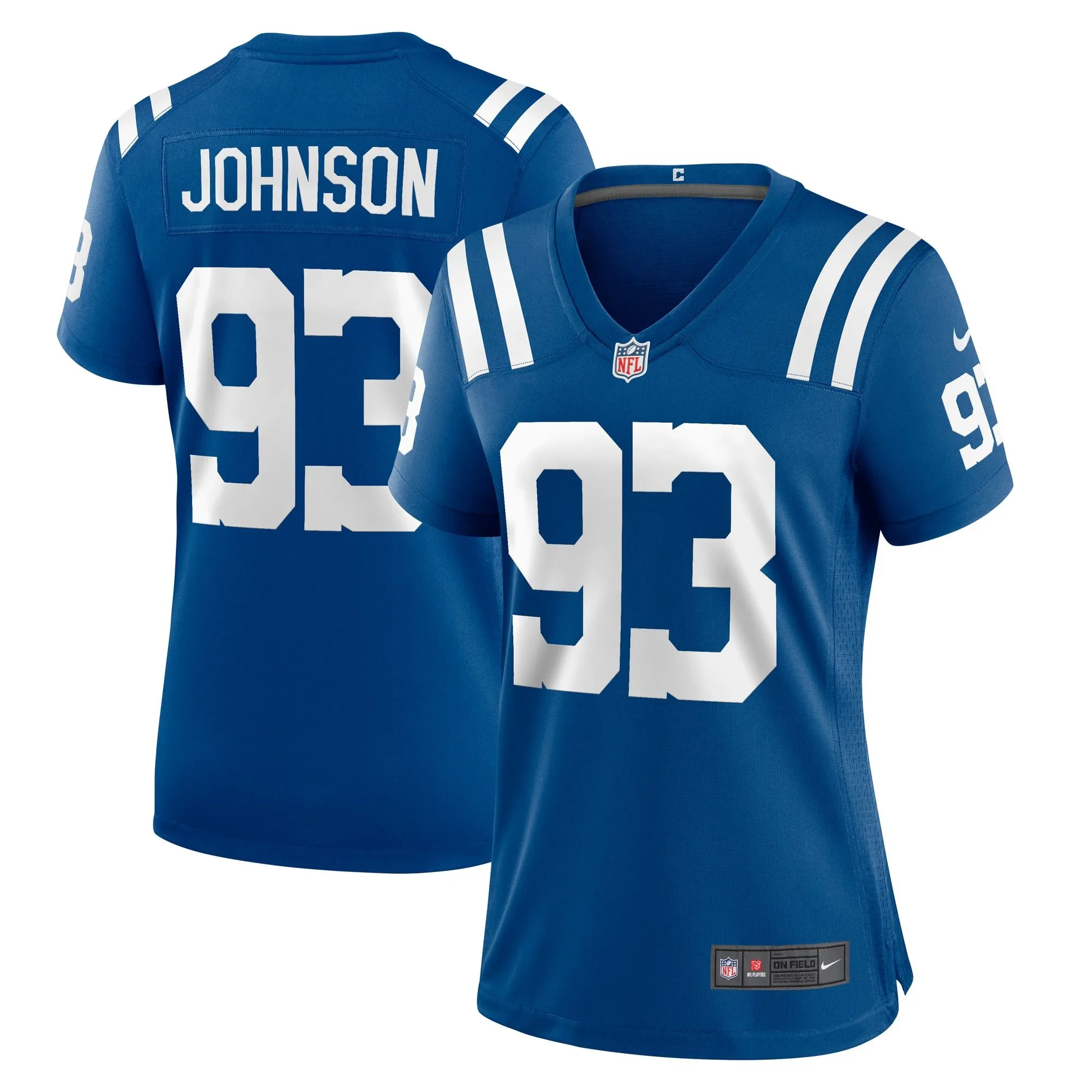 Eric Johnson Indianapolis Colts  Women's Player Game Jersey - Royal