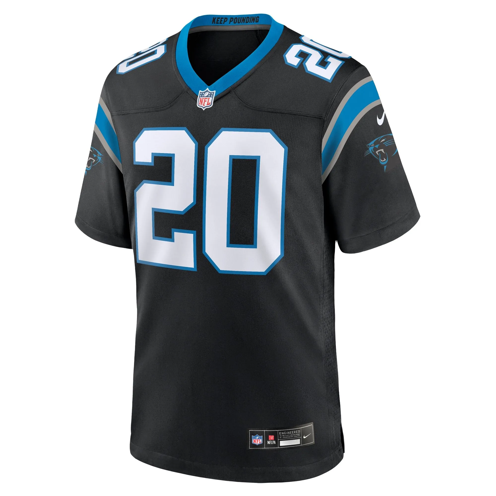 Eric Rowe Carolina Panthers  Team Game Jersey - Black