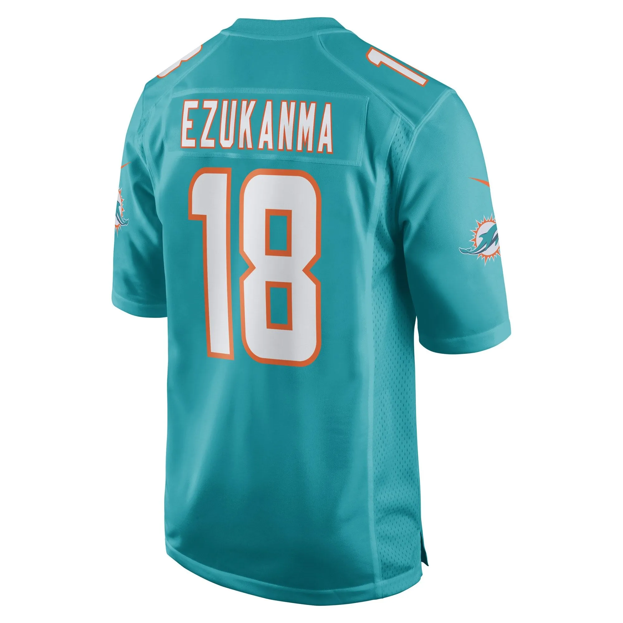 Erik Ezukanma Miami Dolphins  Game Player Jersey - Aqua