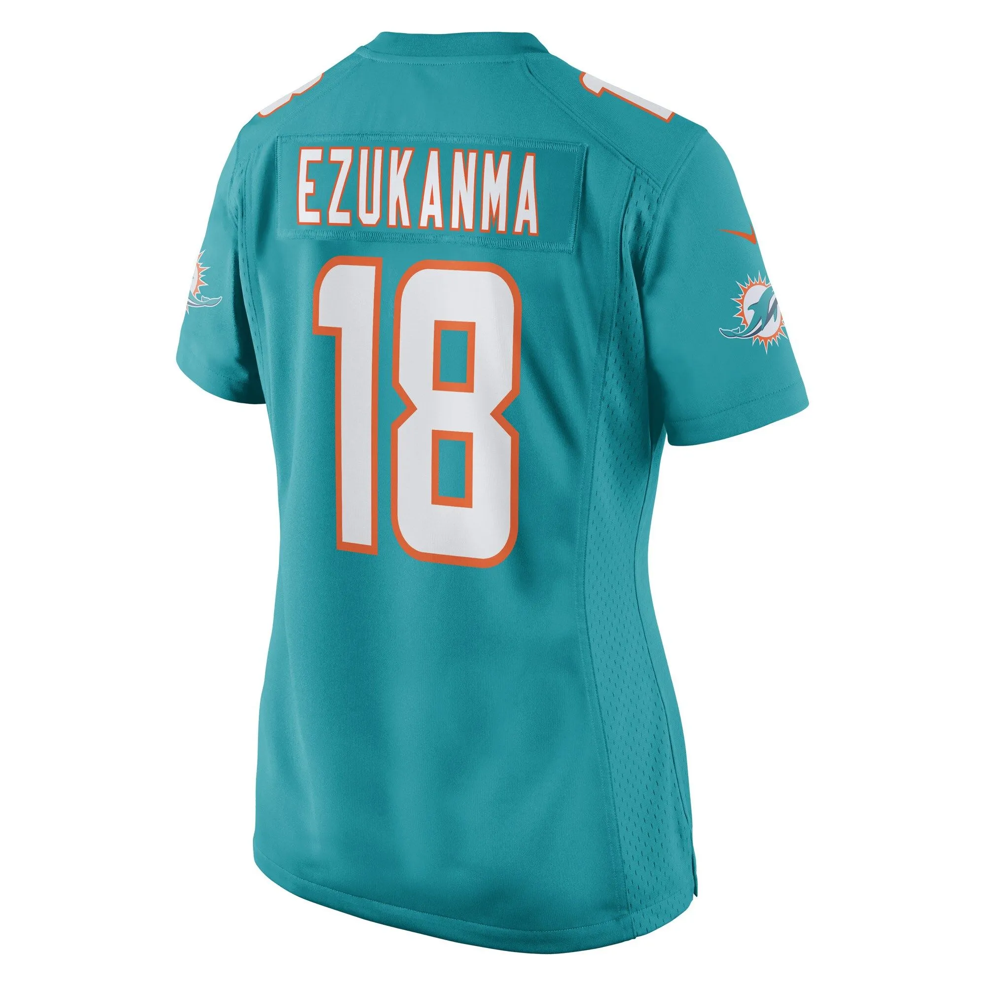 Erik Ezukanma Miami Dolphins  Women's Game Player Jersey - Aqua