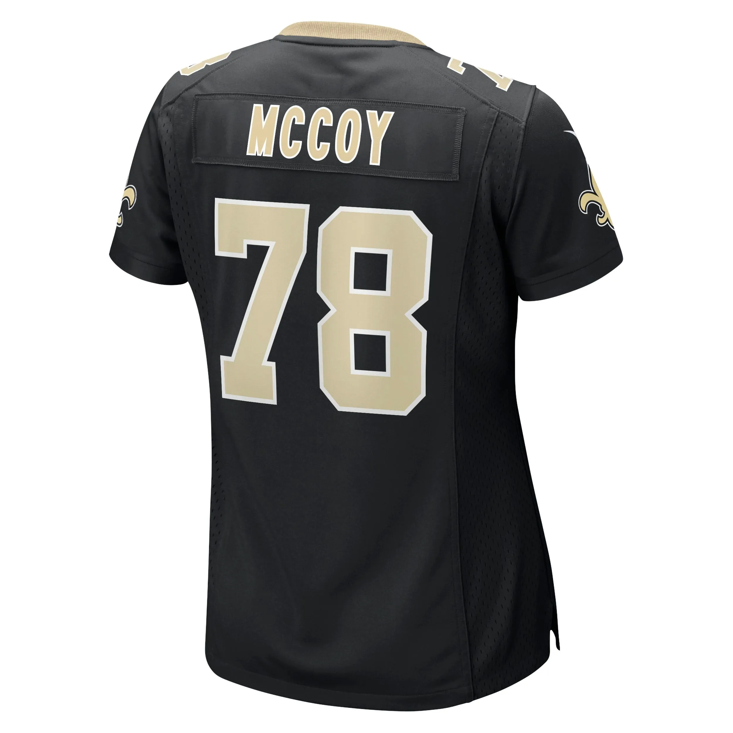 Erik Mccoy New Orleans Saints  Women's Game Jersey - Black