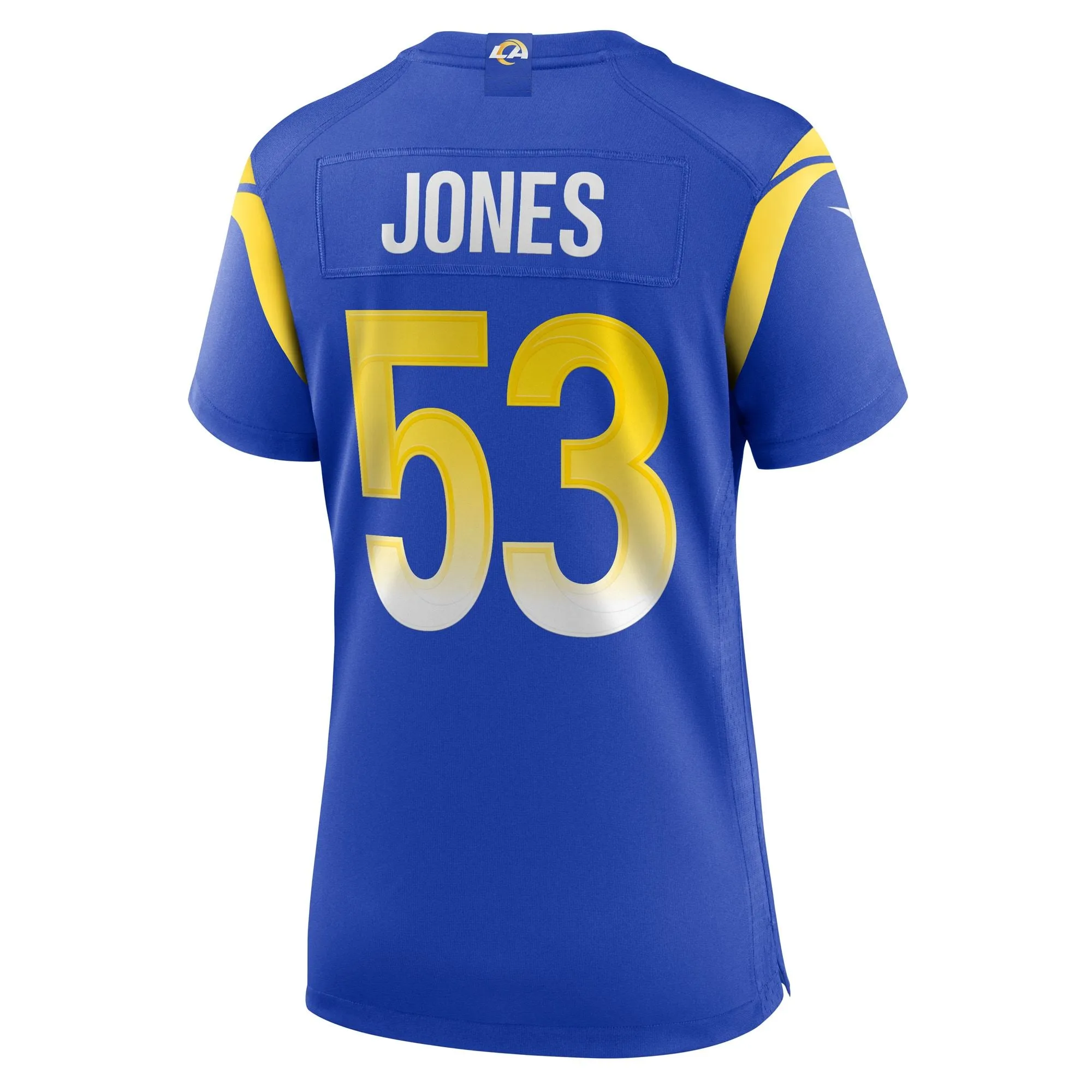 Ernest Jones Los Angeles Rams  Women's Team Game Player Jersey - Royal