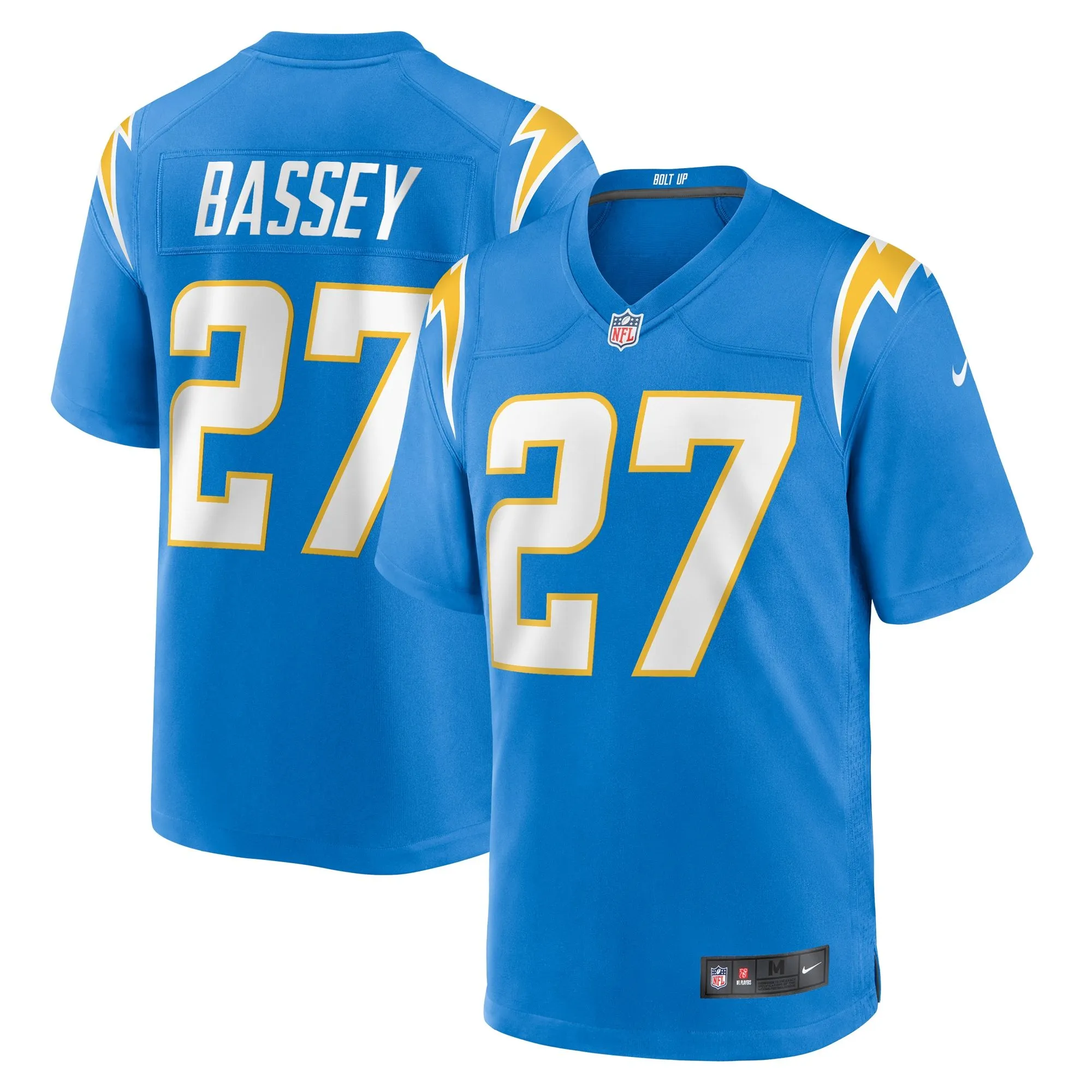 Essang Bassey Los Angeles Chargers   Game Jersey -  Powder Blue