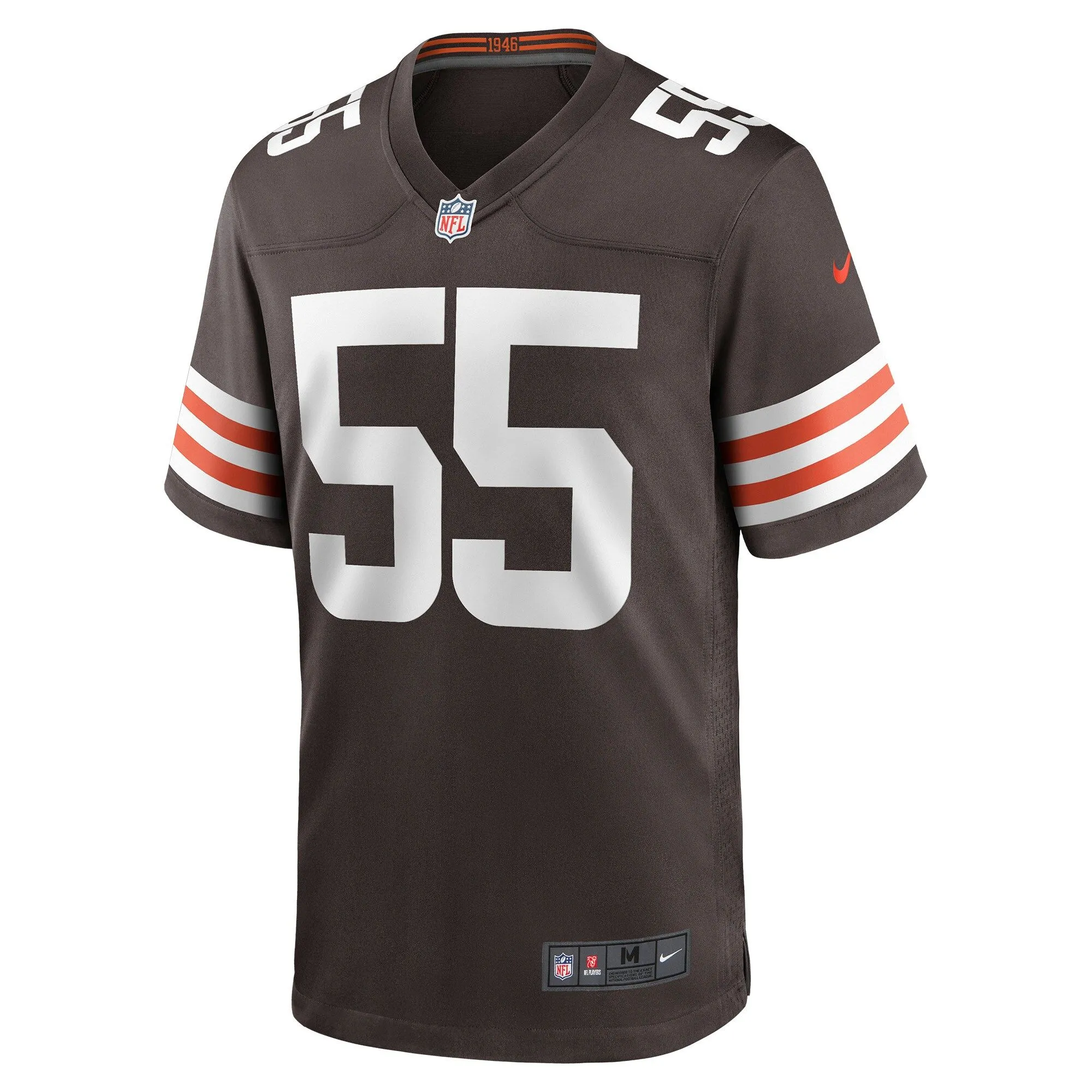 Ethan Pocic Cleveland Browns  Game Jersey - Brown