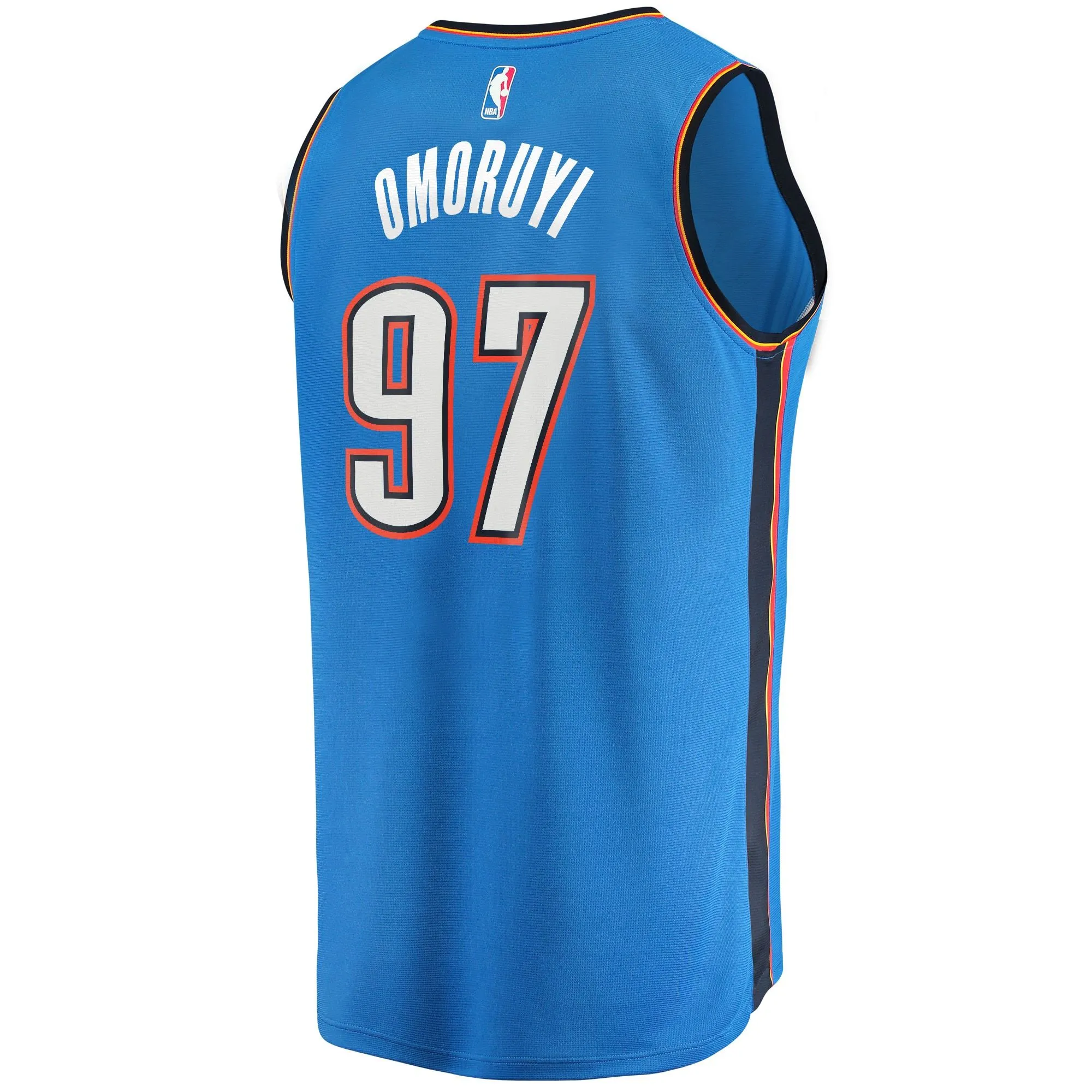 Eugene Omoruyi Oklahoma City Thunder Fanatics Branded Fast Break Player Jersey - Icon Edition - Blue