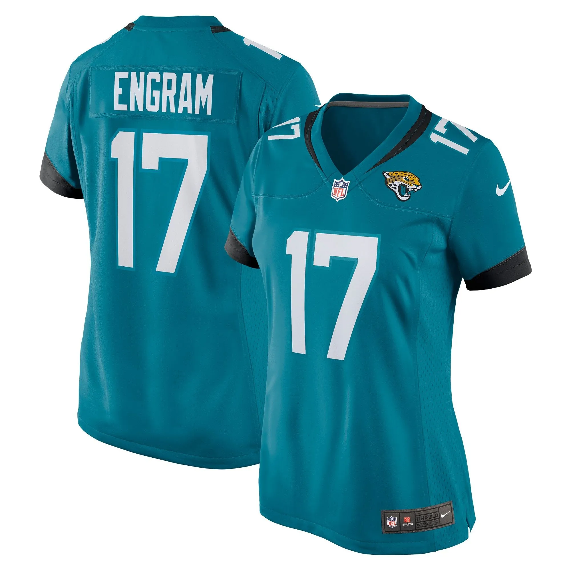 Evan Engram Jacksonville Jaguars  Women's Game Jersey - Teal