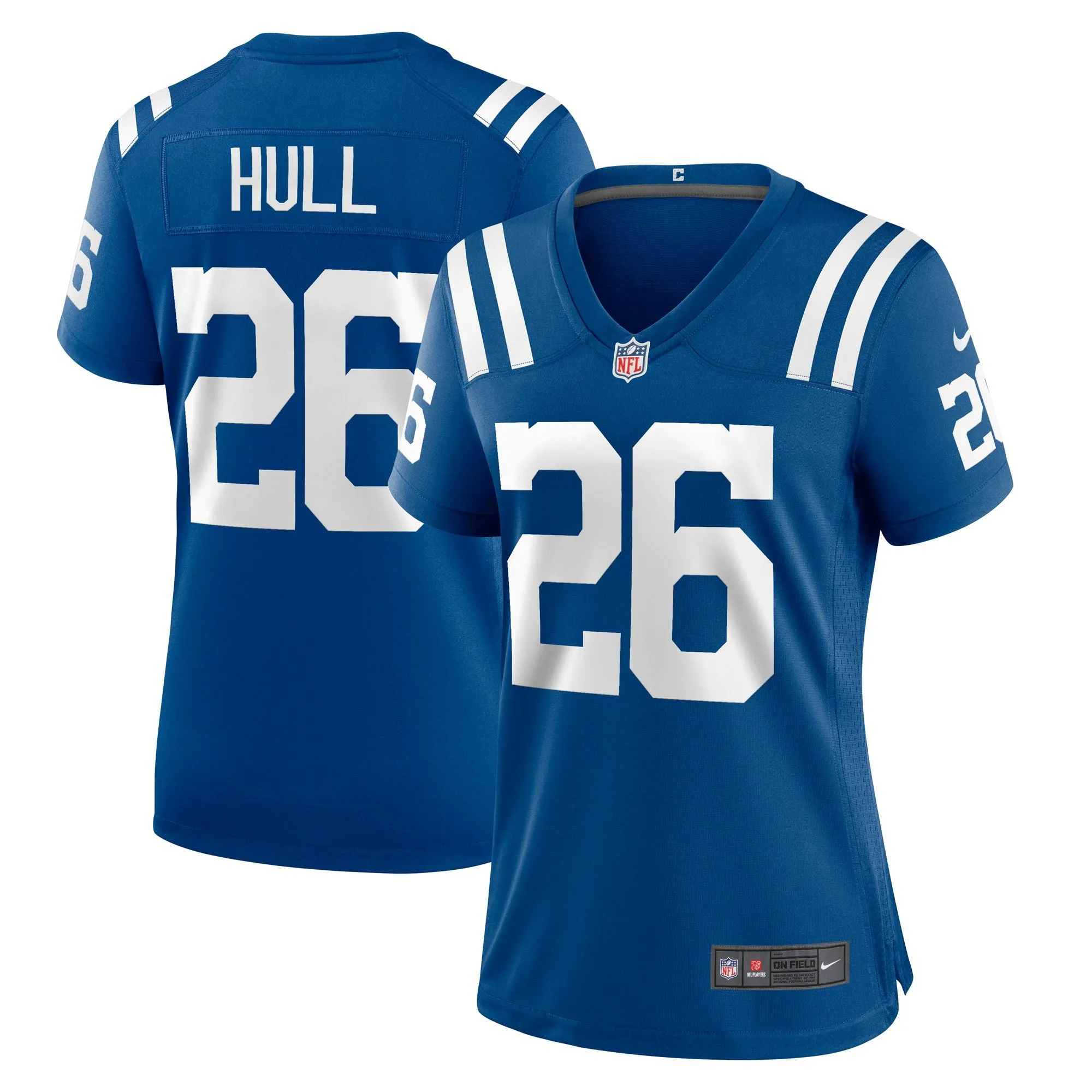 Evan Hull Indianapolis Colts  Women's Team Game Jersey -  Royal