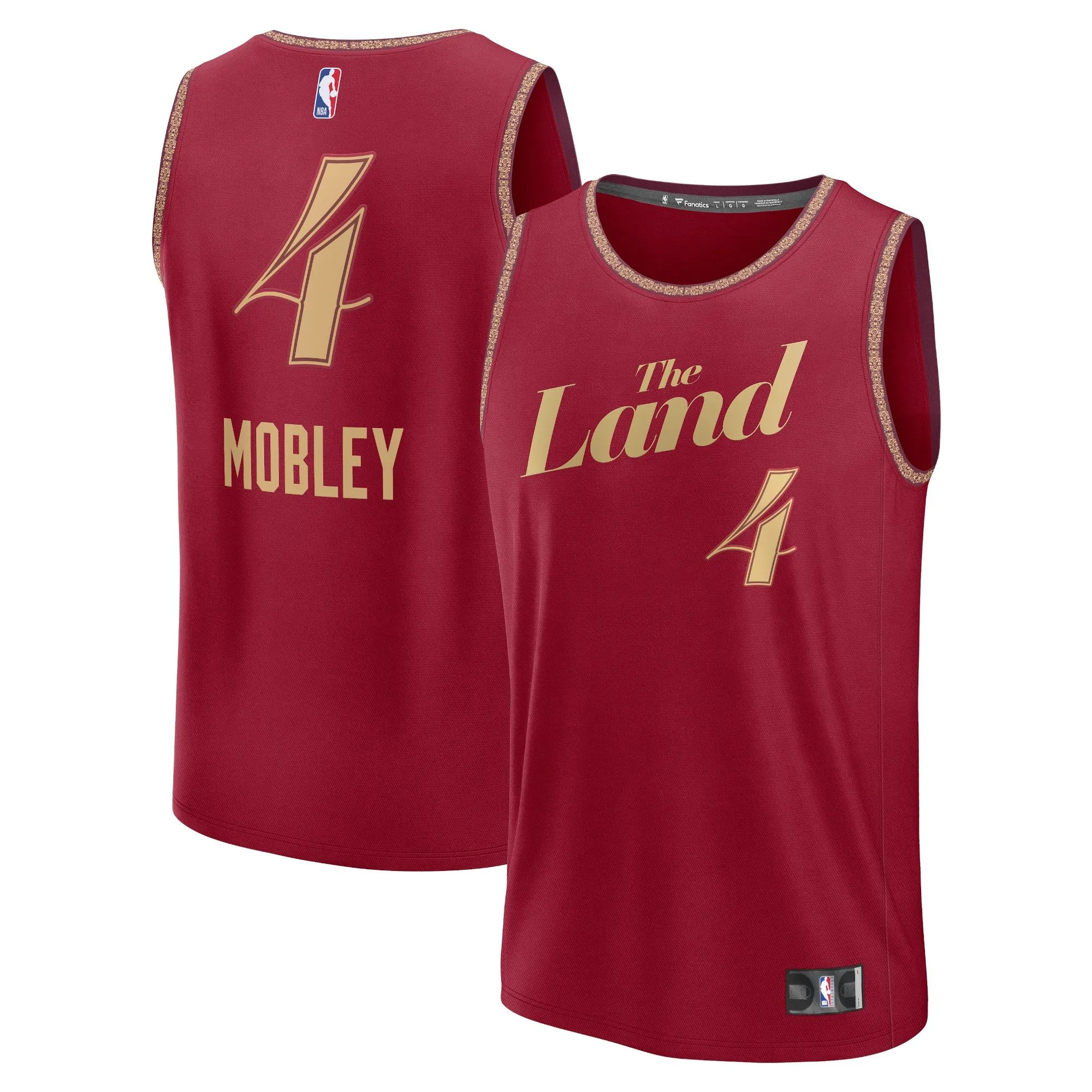 Evan Mobley Cleveland Cavaliers Fanatics Branded Fast Break Jersey - Wine - City Edition