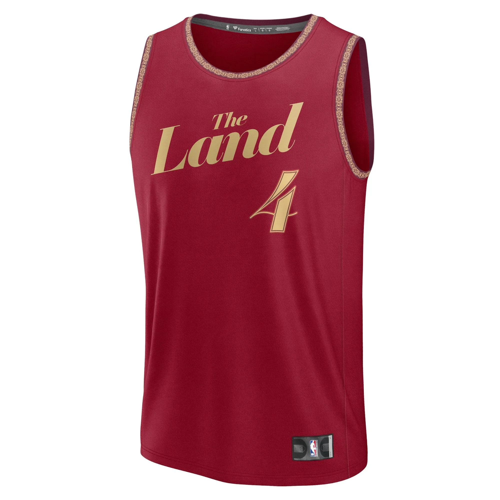 Evan Mobley Cleveland Cavaliers Fanatics Branded Fast Break Jersey - Wine - City Edition