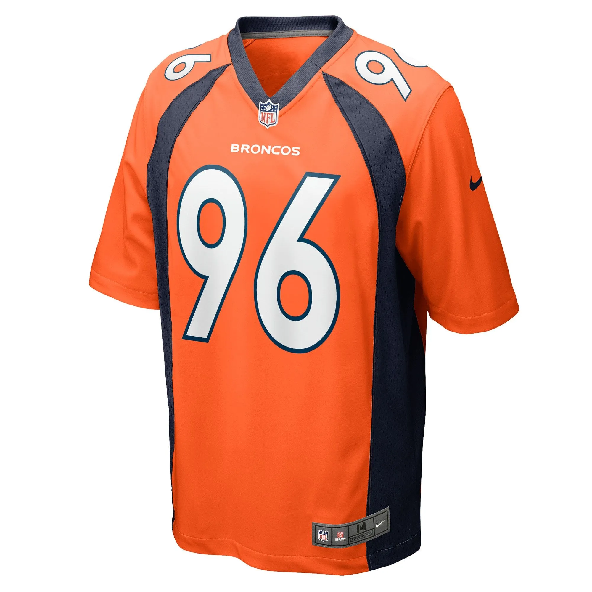 Eyioma Uwazurike Denver Broncos  Game Player Jersey - Orange