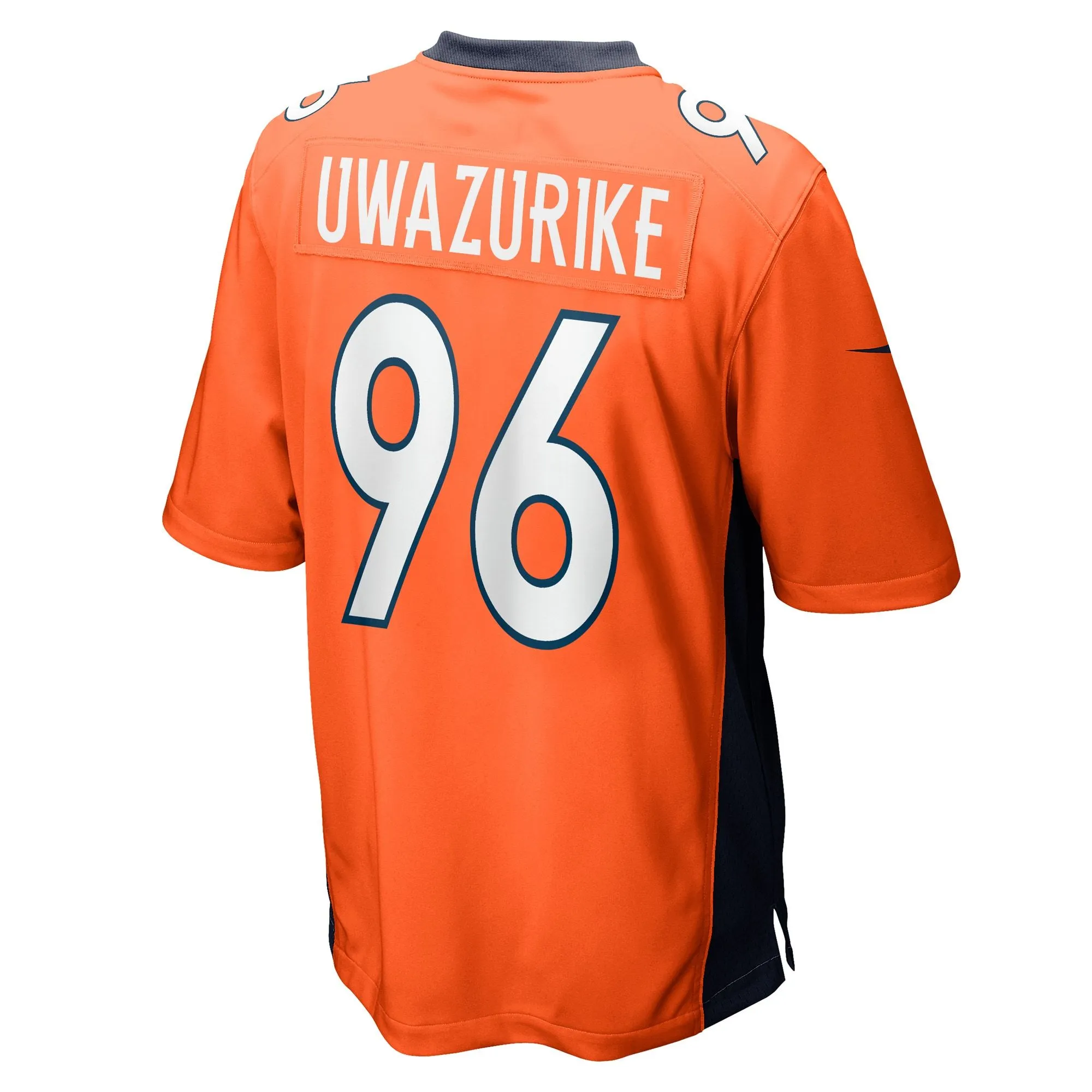 Eyioma Uwazurike Denver Broncos  Game Player Jersey - Orange