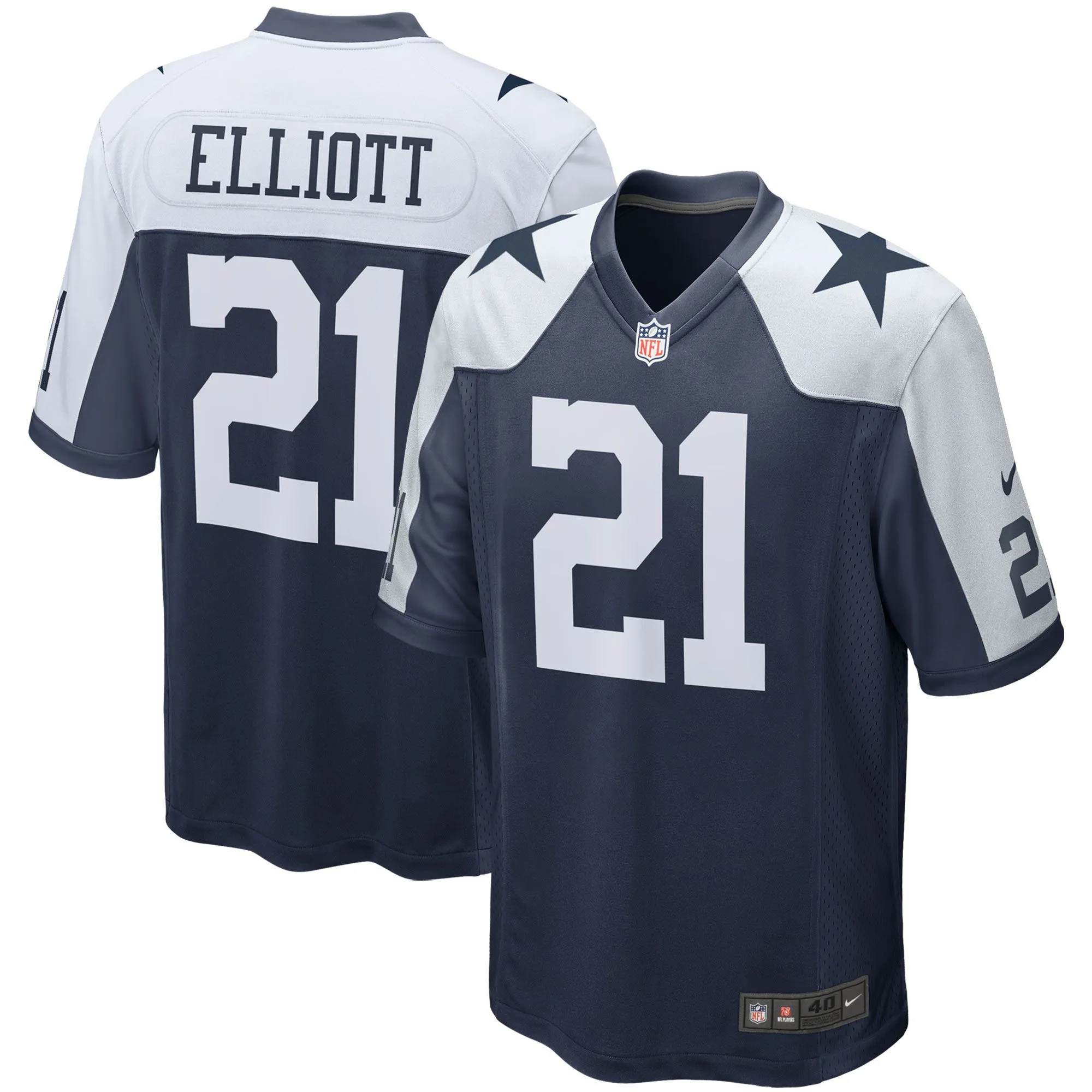 Ezekiel Elliott Dallas Cowboys  Alternate Game Team Jersey - Navy