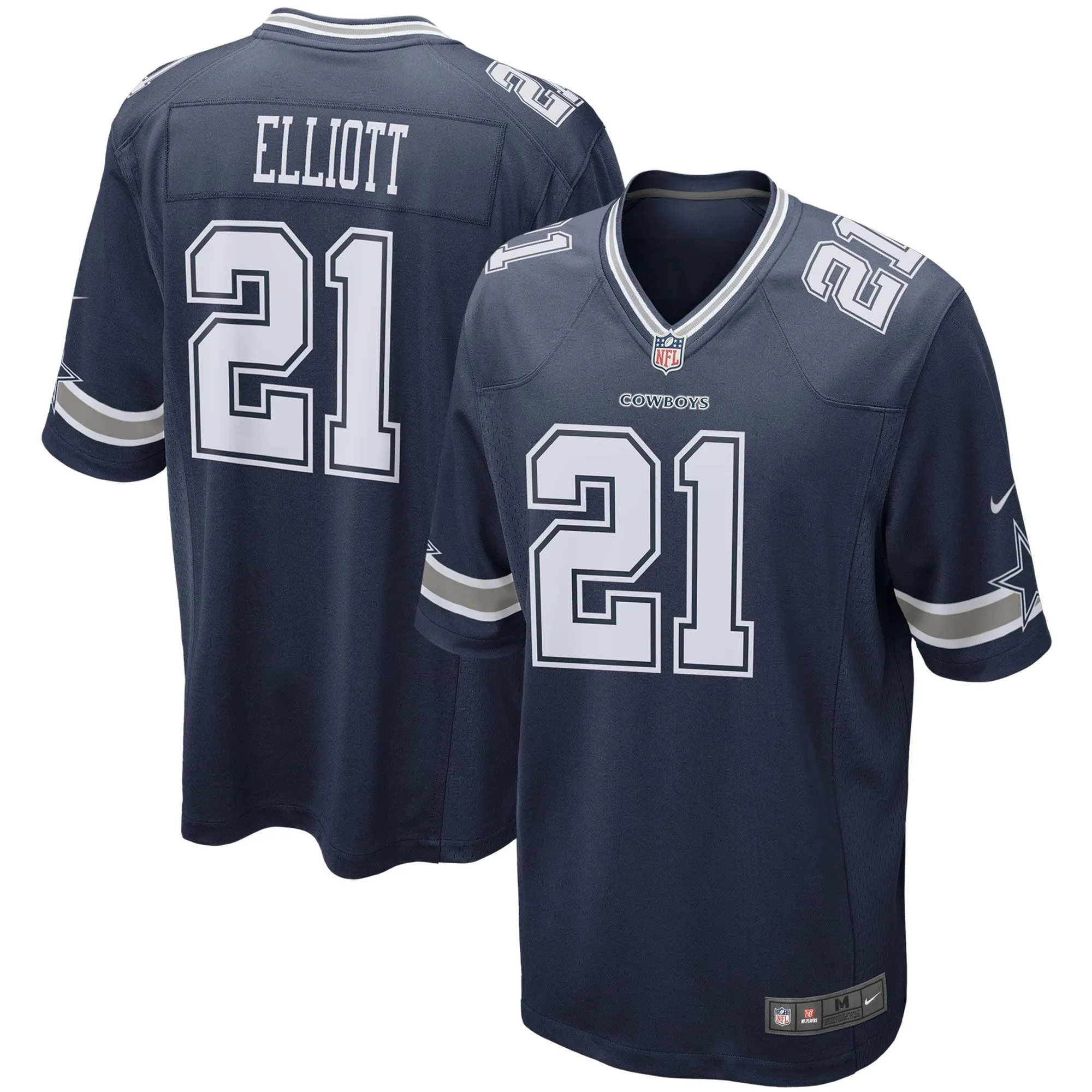 Ezekiel Elliott Dallas Cowboys  Game Team Jersey - Navy