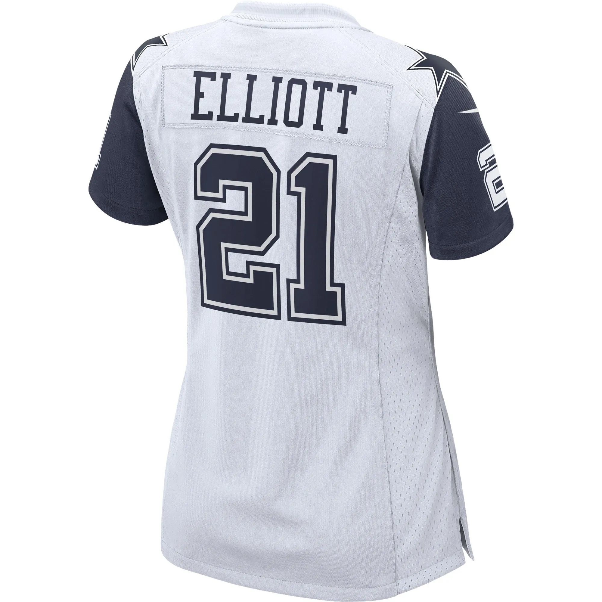 Ezekiel Elliott Dallas Cowboys  Women's Alternate Game Jersey - White