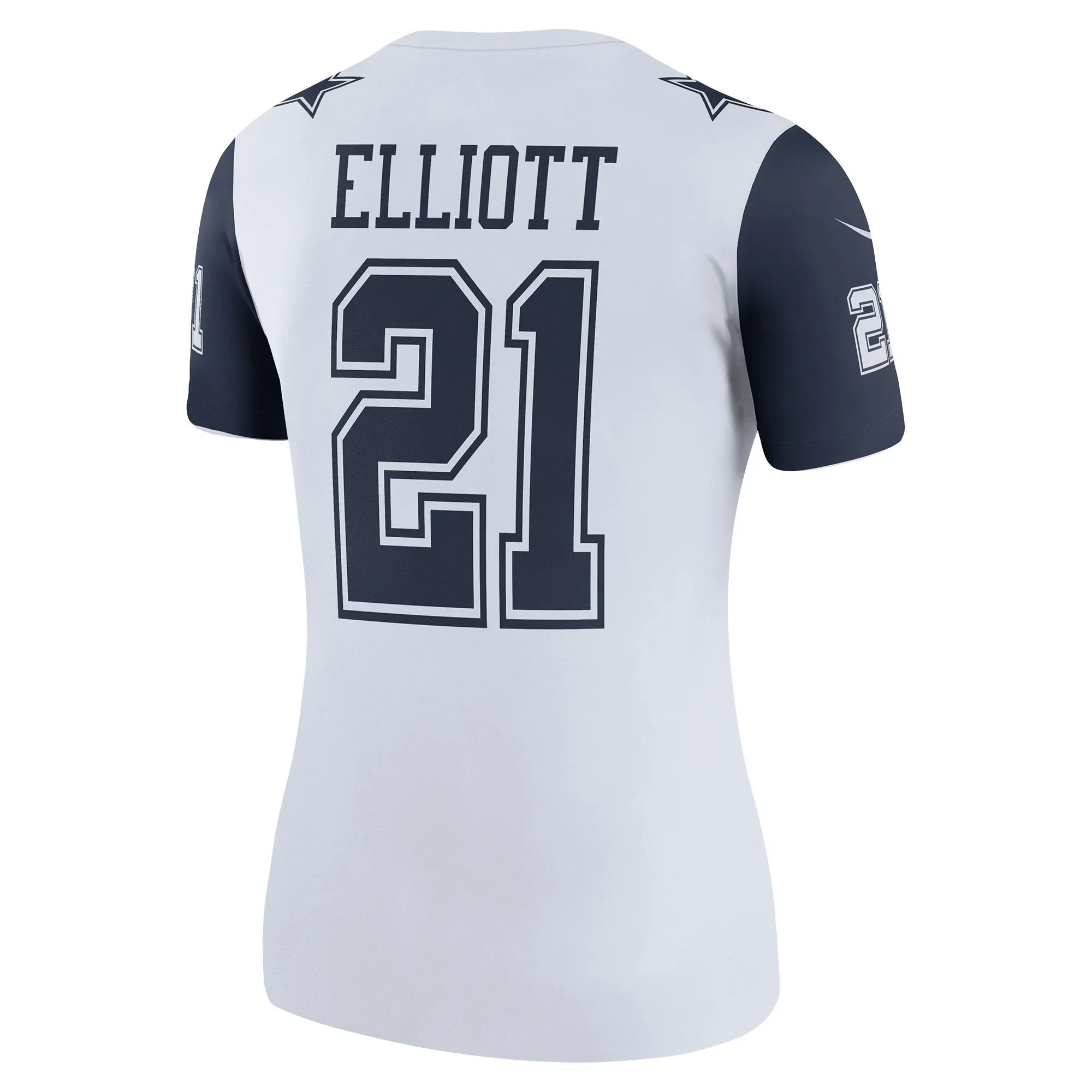 Ezekiel Elliott Dallas Cowboys  Women's Color Rush Legend Player Jersey - White