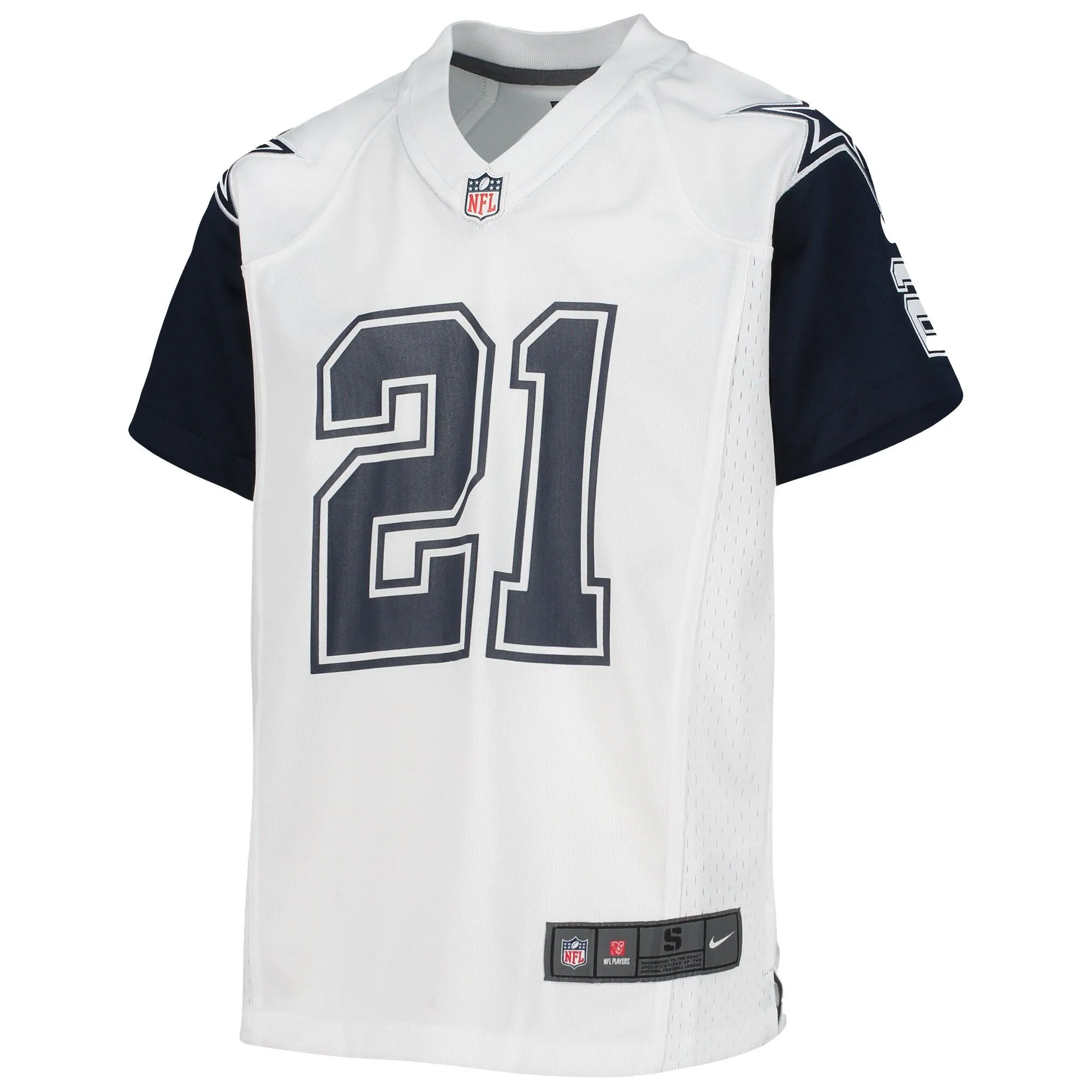 Ezekiel Elliott Dallas Cowboys  Youth Alternate Game Jersey - White