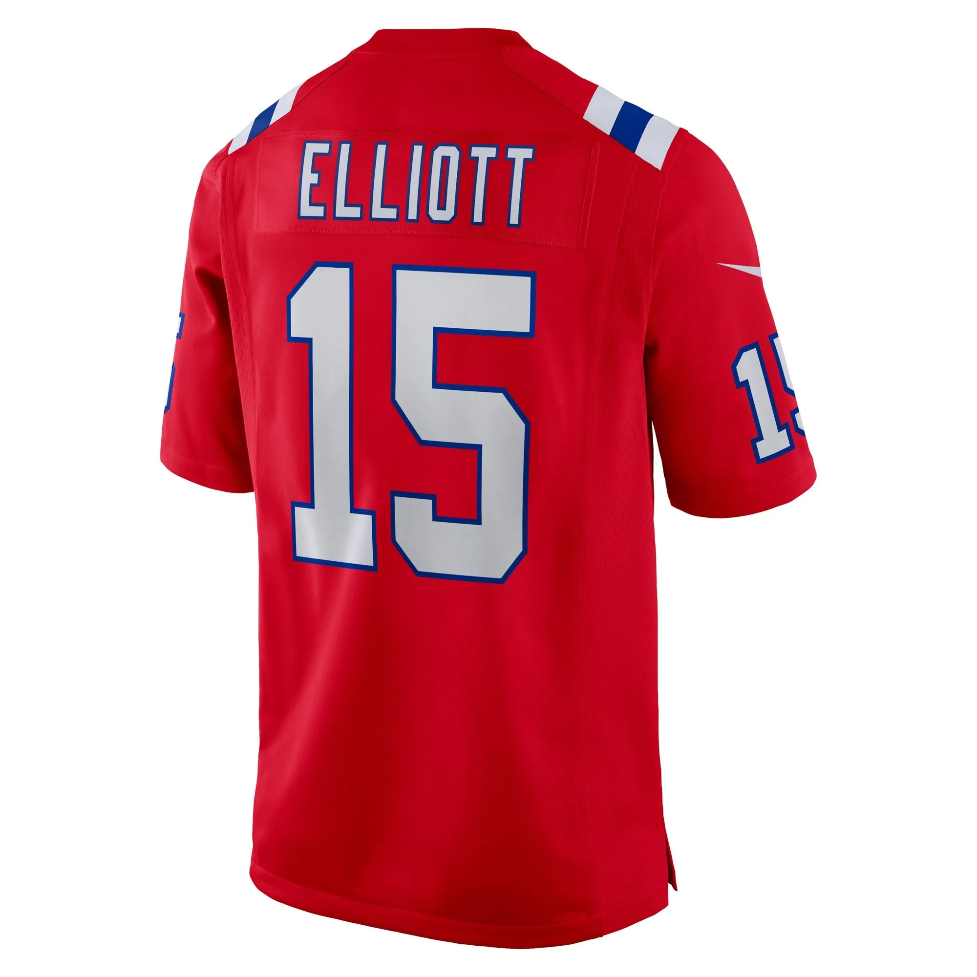 Ezekiel Elliott New England Patriots  Male Adult Alternate Game Player Jersey - Red