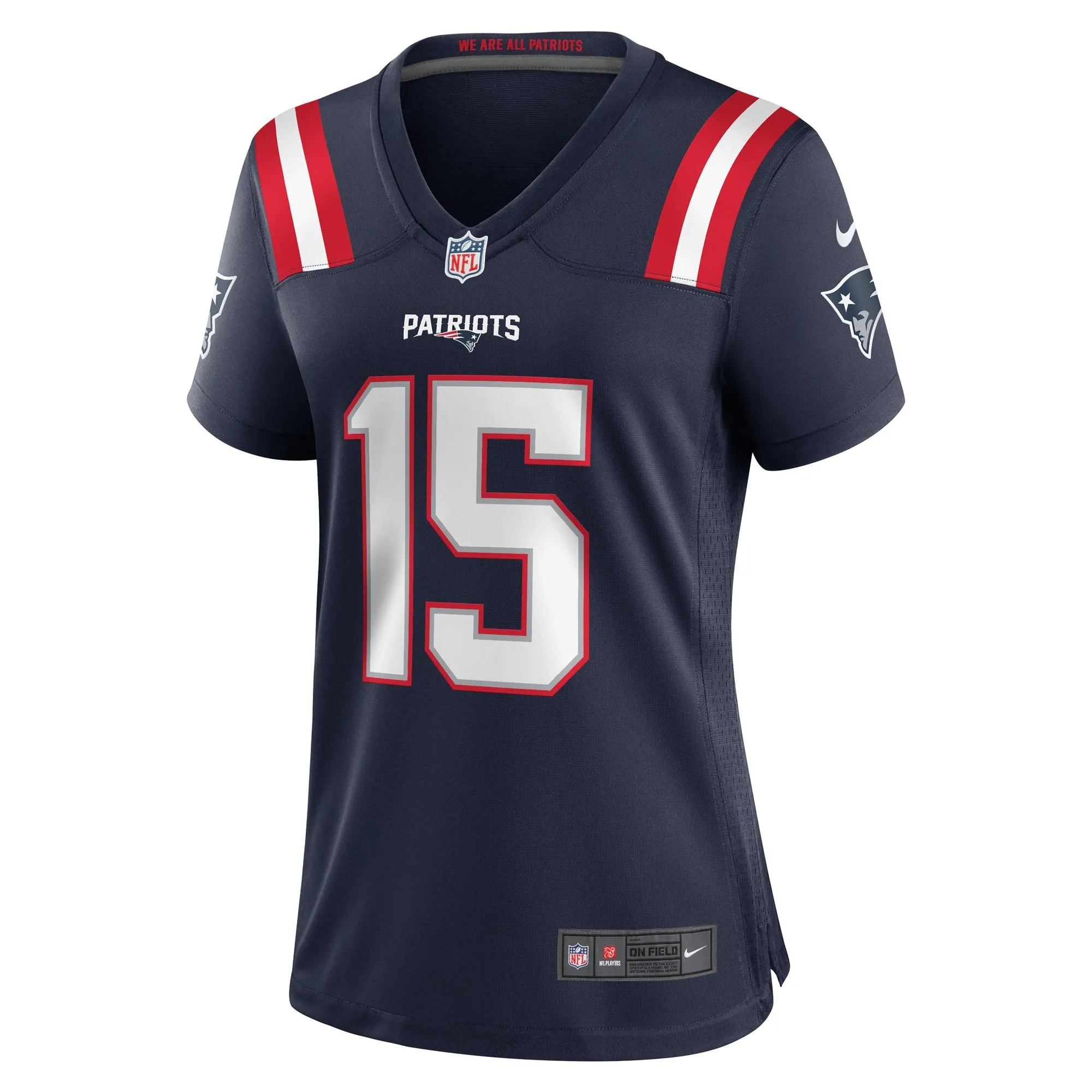 Ezekiel Elliott New England Patriots  Women's Game Player Jersey - Navy