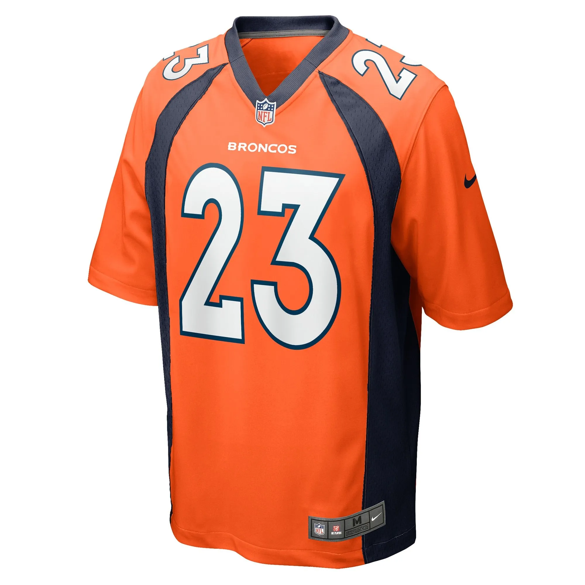 Fabian Moreau Denver Broncos  Team Game Jersey -  Orange