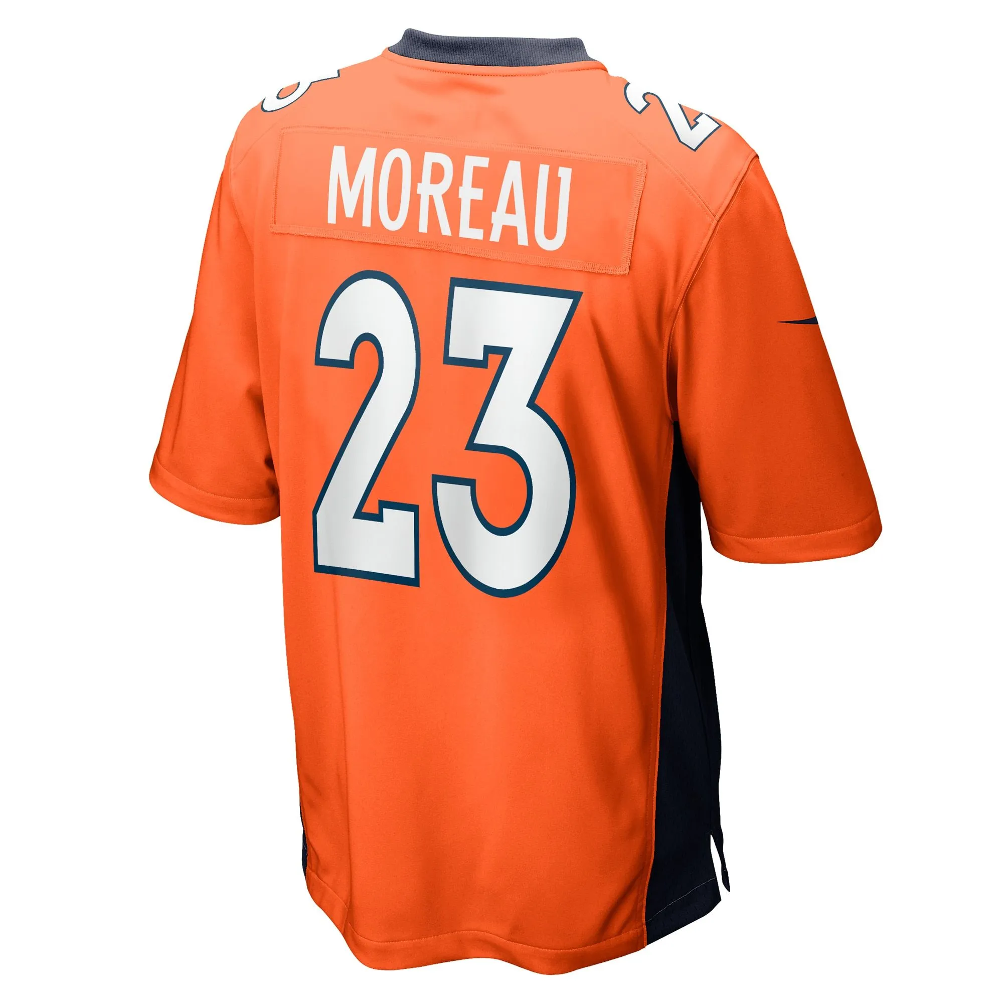 Fabian Moreau Denver Broncos  Team Game Jersey -  Orange