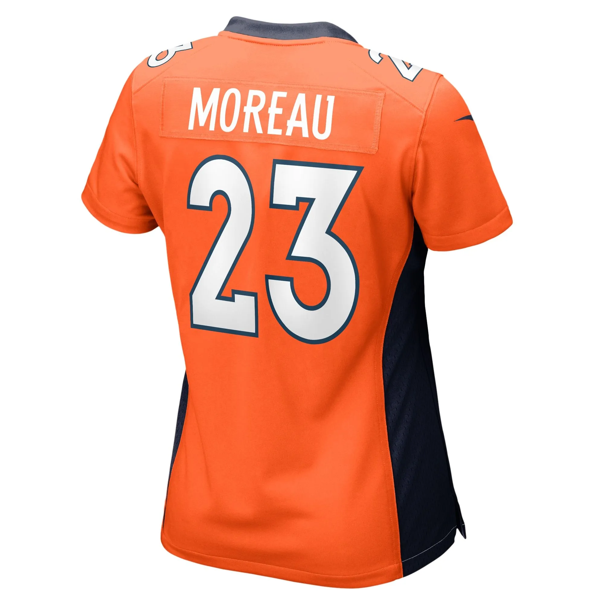 Fabian Moreau Denver Broncos  Women's Team Game Jersey -  Orange