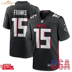 Feleipe Franks Atlanta Falcons  Game Jersey   Black