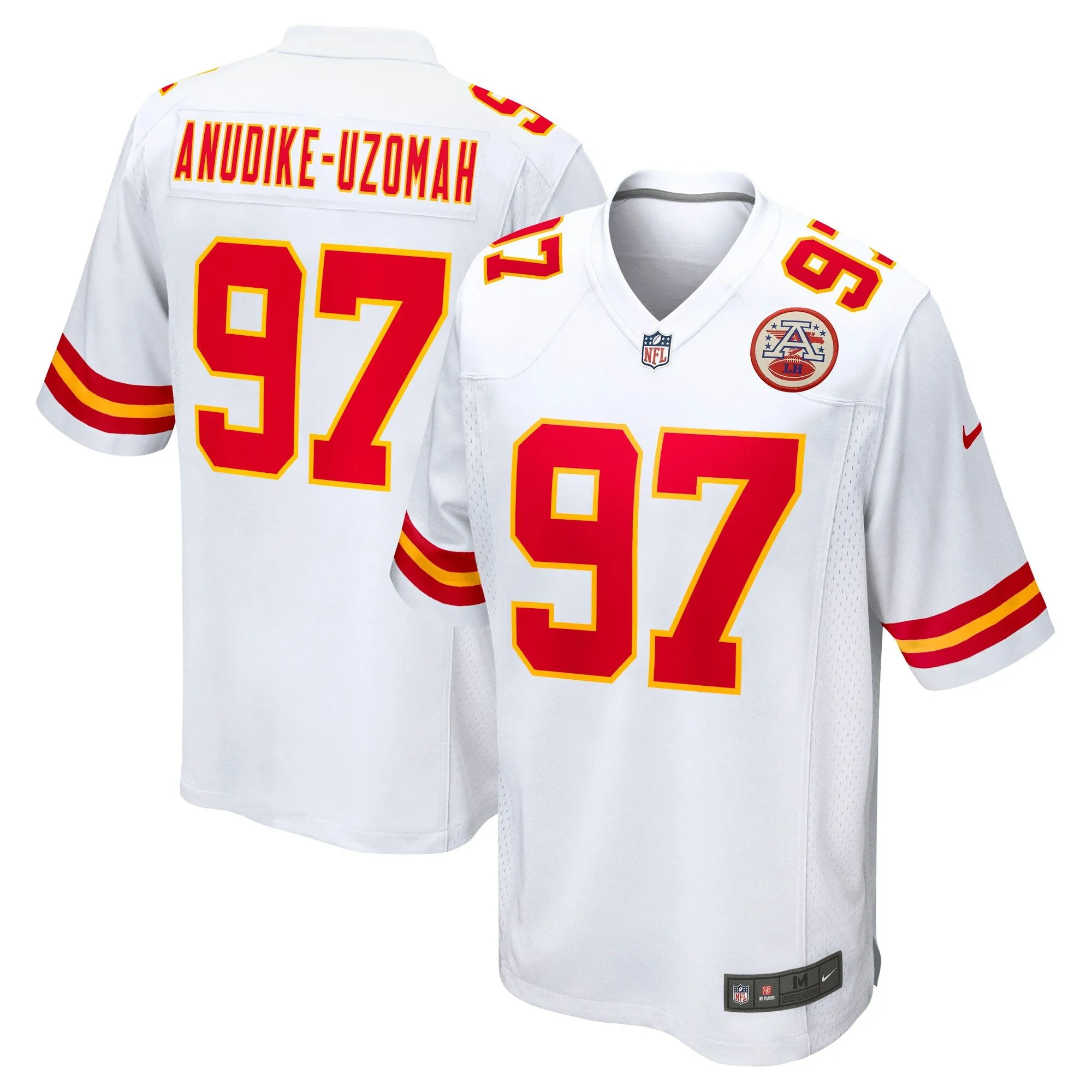 Felix Anudike-Uzomah Kansas City Chiefs  Team Game Jersey - White