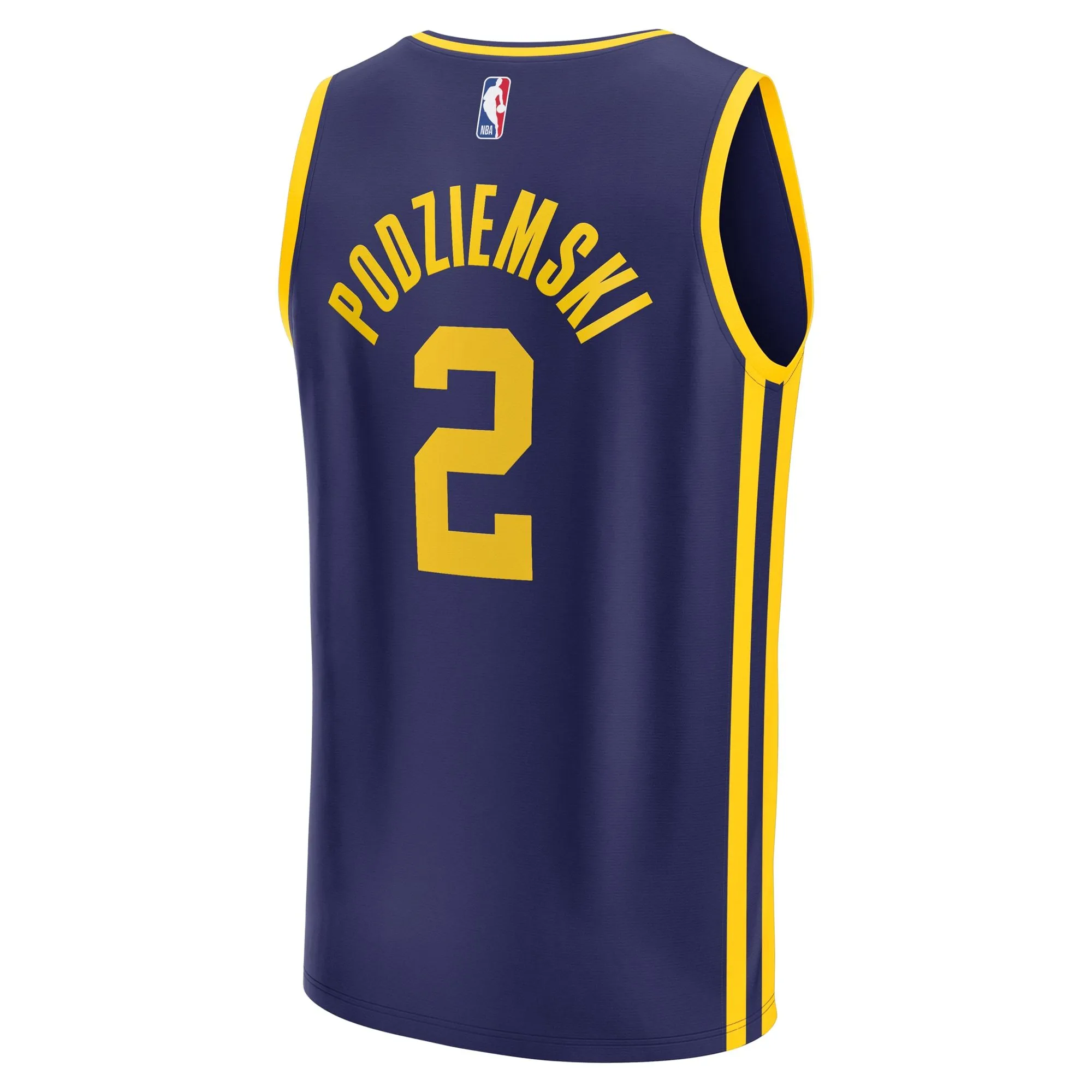 First Round Golden State Warriors Fanatics Branded Youth 2023 NBA Draft First Round Pick Fast Break Replica Jersey - Statement Edition - Navy