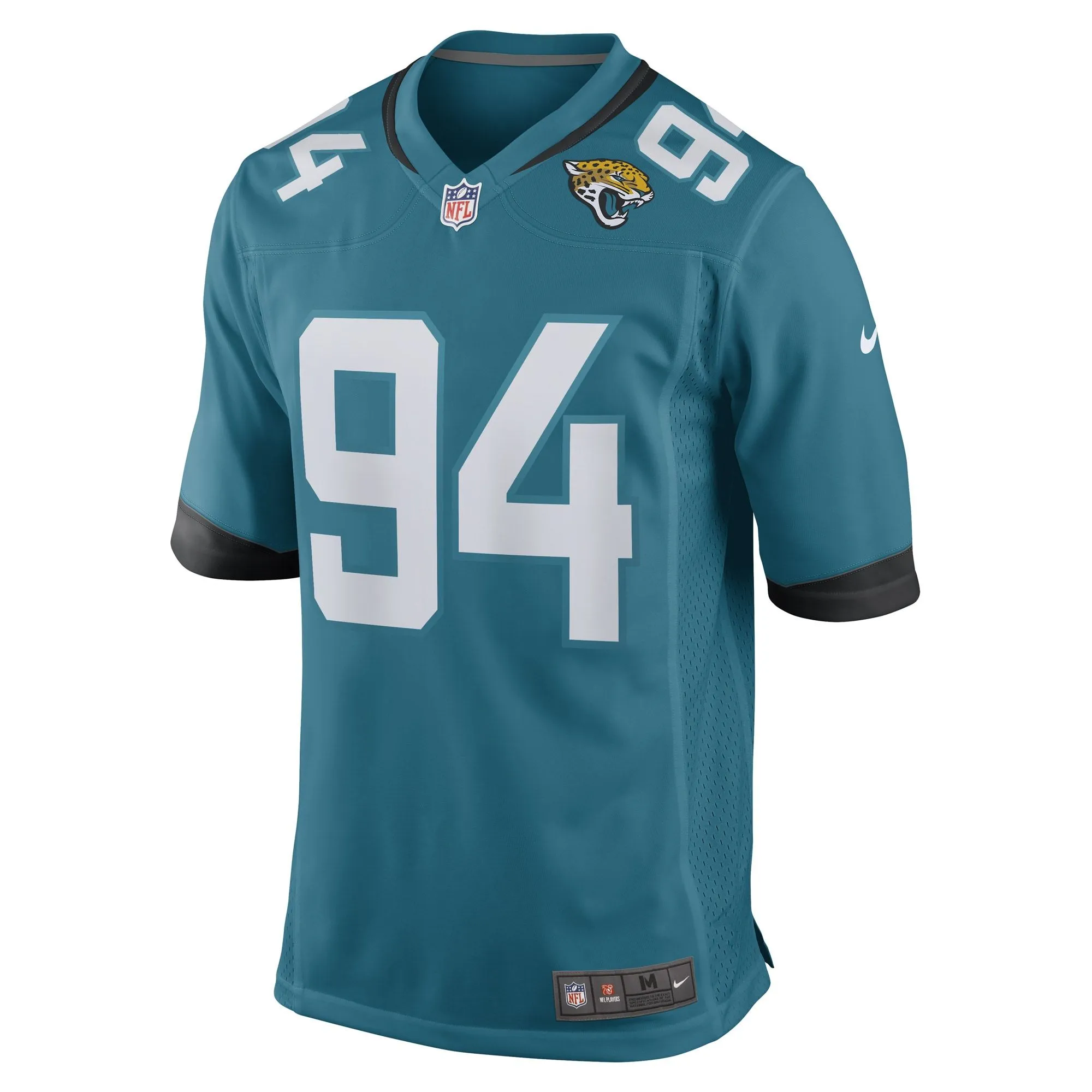 Folorunso Fatukasi Jacksonville Jaguars  Game Player Jersey - Teal