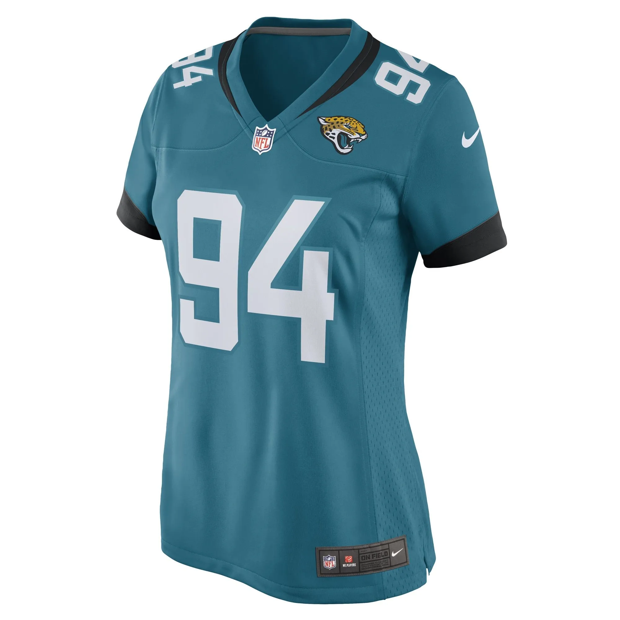 Folorunso Fatukasi Jacksonville Jaguars  Women's Game Player Jersey - Teal