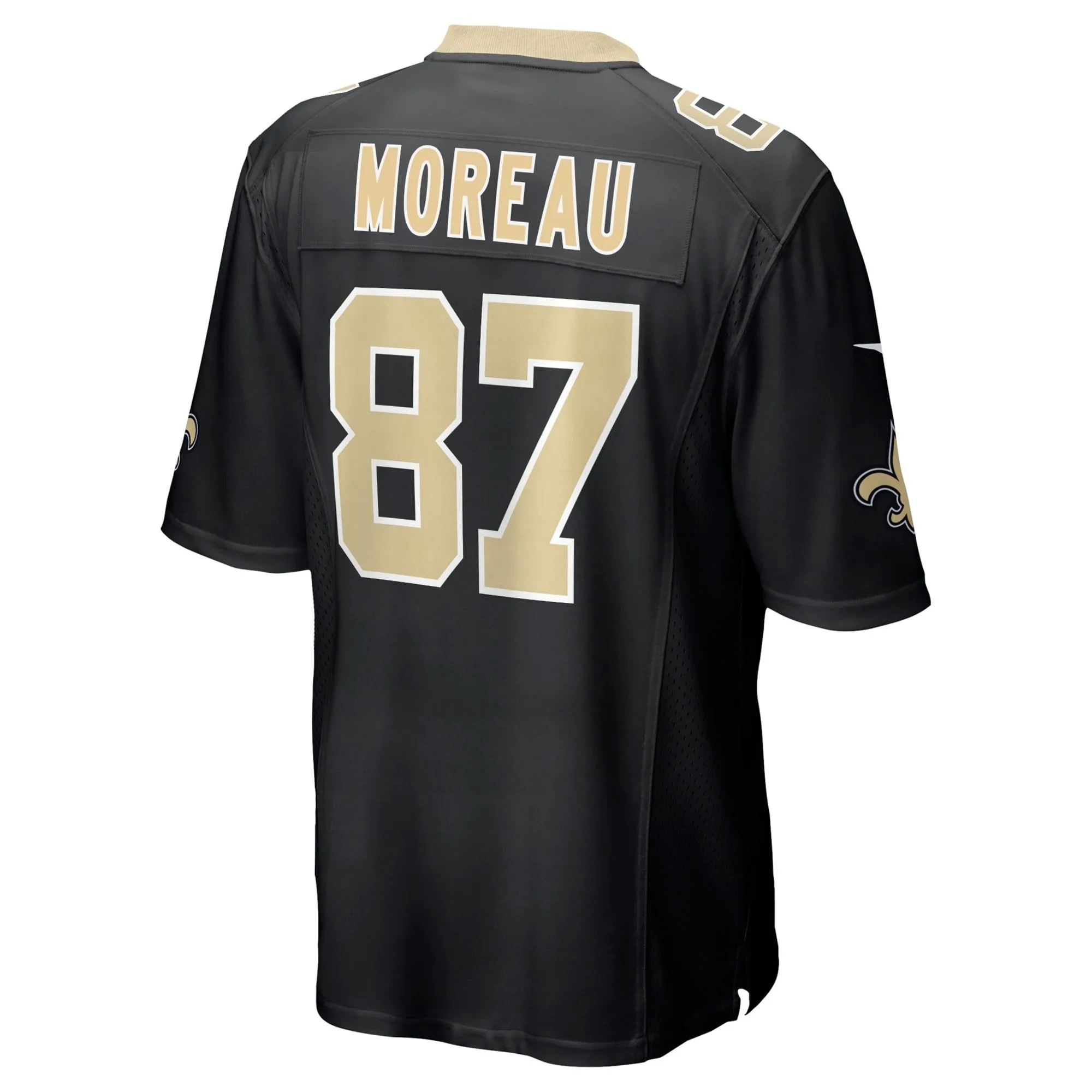 Foster Moreau New Orleans Saints  Game Jersey - Black