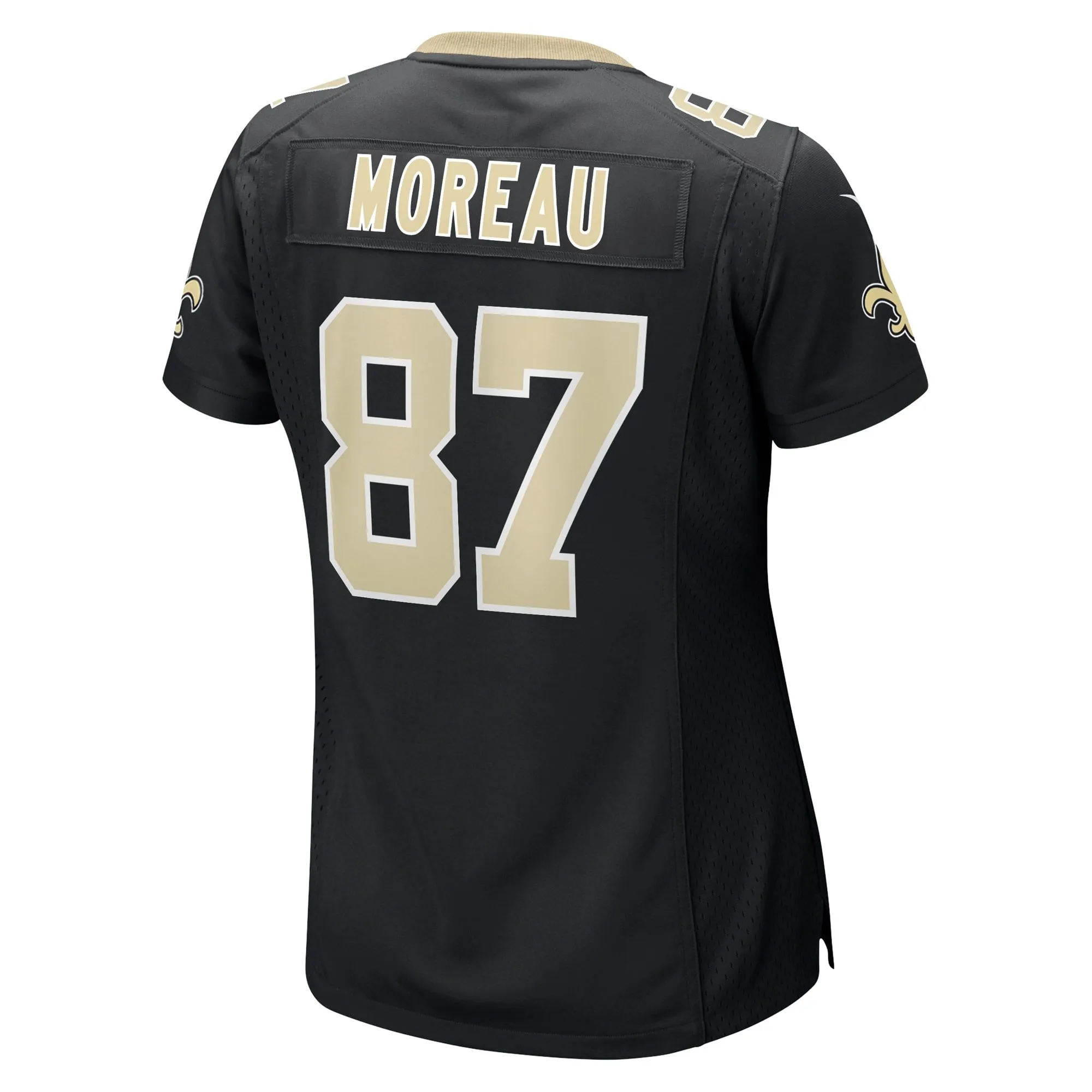 Foster Moreau New Orleans Saints  Women's Team Game Jersey -  Black