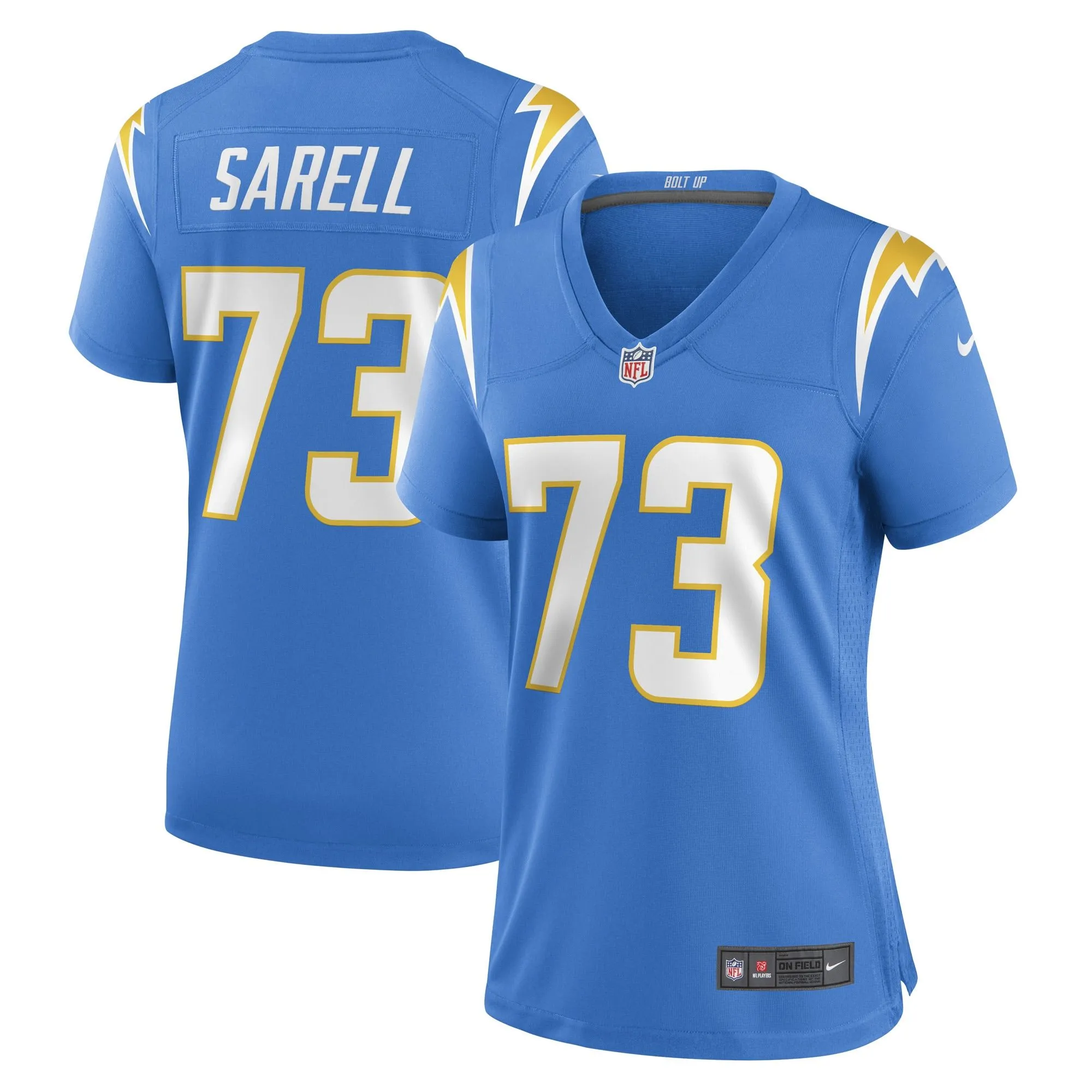 Foster Sarell Los Angeles Chargers  Women's Game Player Jersey - Powder Blue