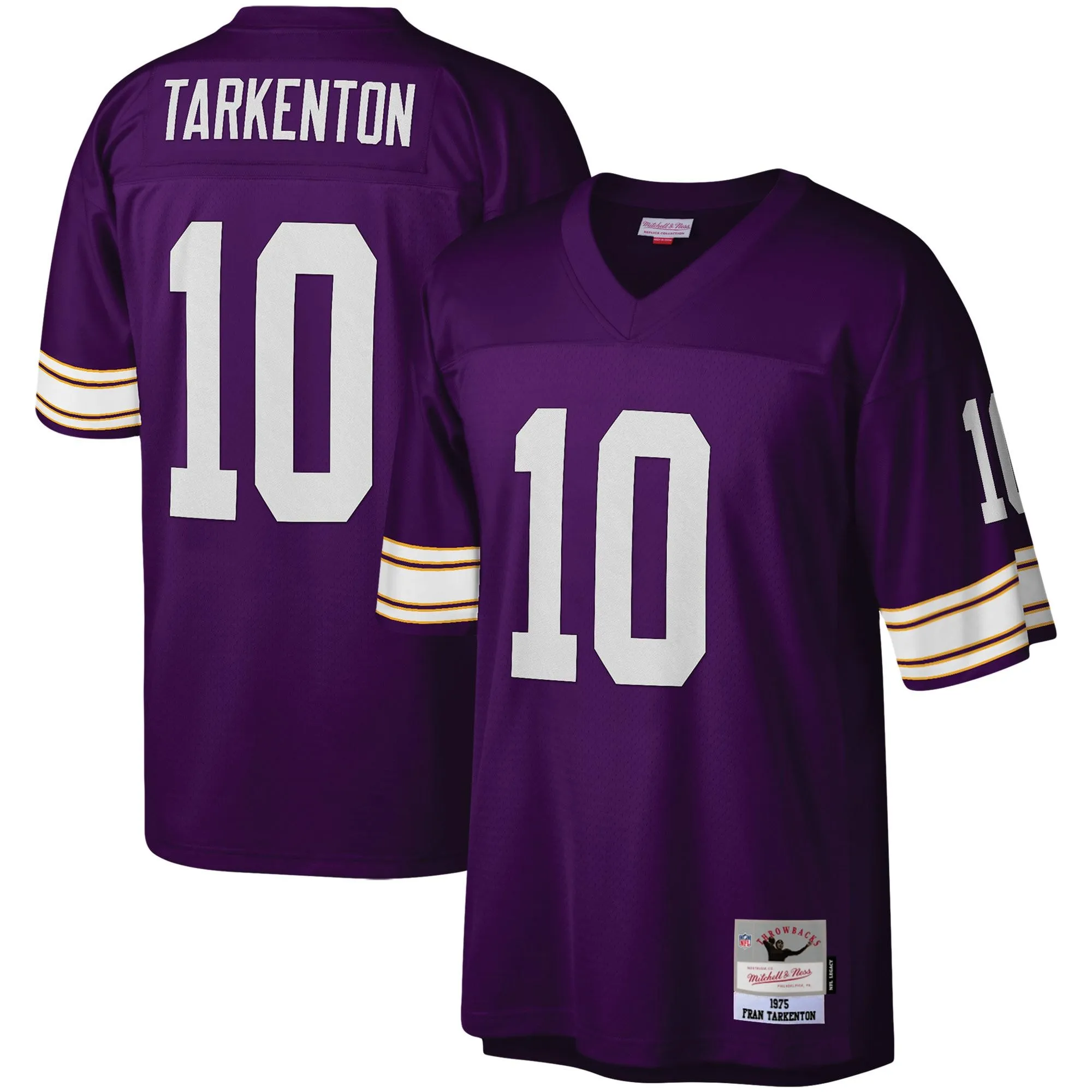 Fran Tarkenton Minnesota Vikings Mitchell & Ness Legacy Replica Jersey - Purple