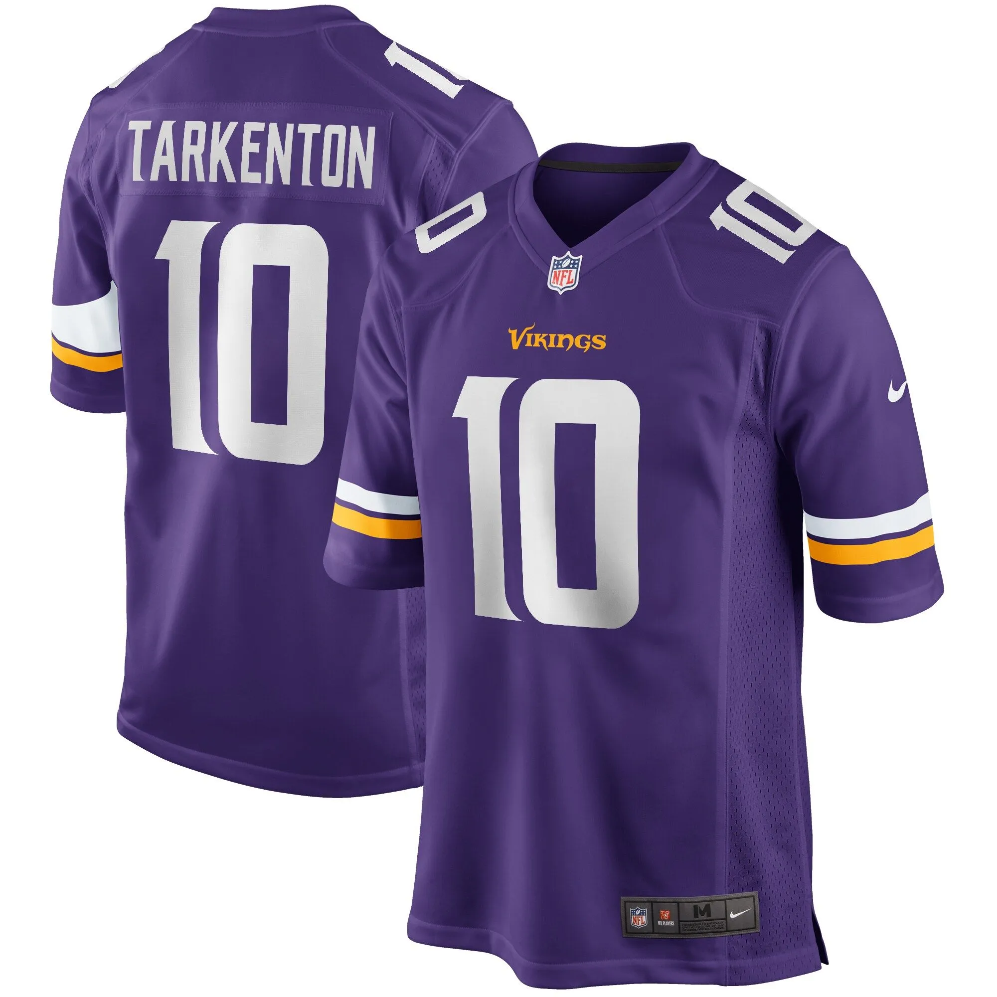 Fran Tarkenton Minnesota Vikings  Game Retired Player Jersey - Purple