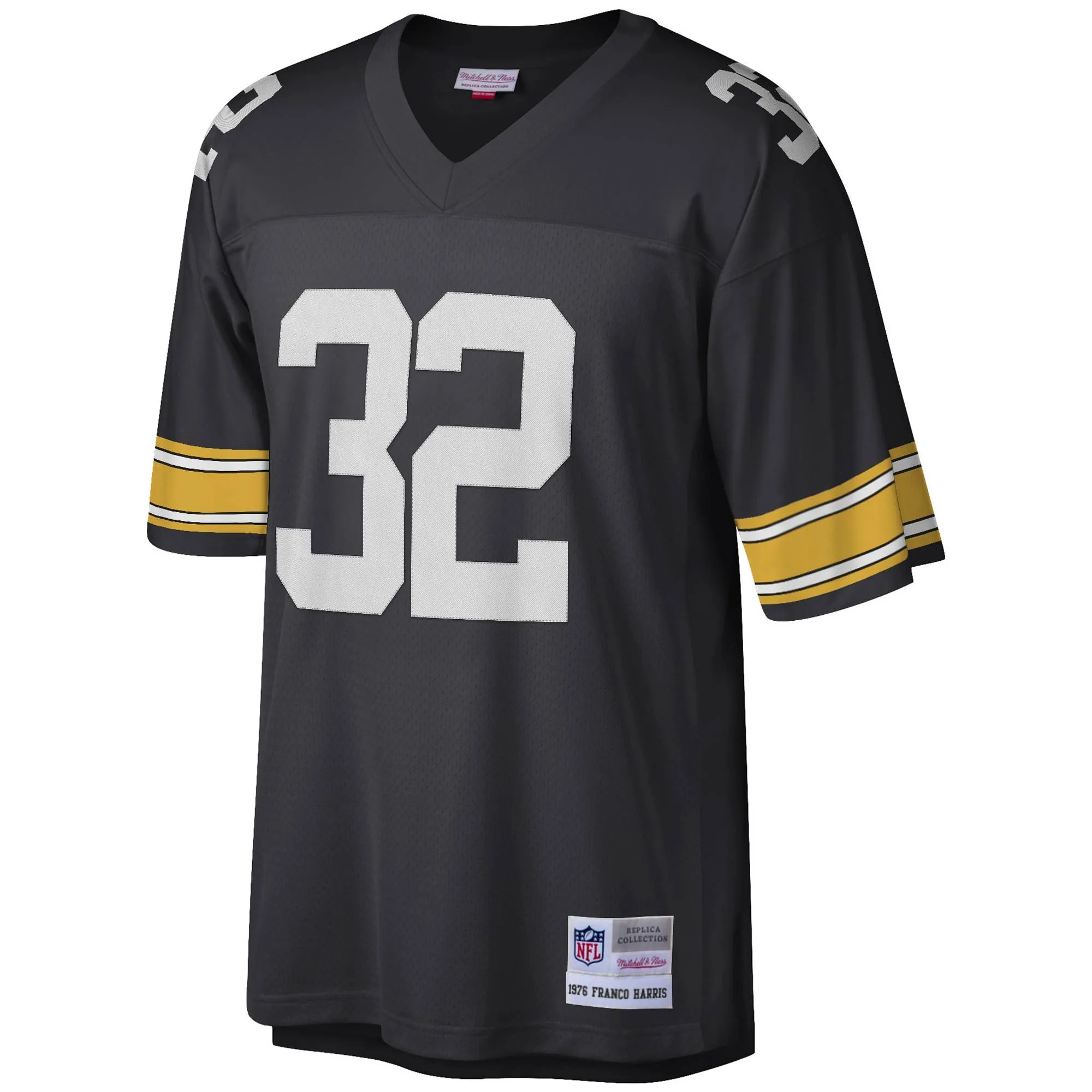 Franco Harris Pittsburgh Steelers Mitchell & Ness Legacy Replica Jersey - Black