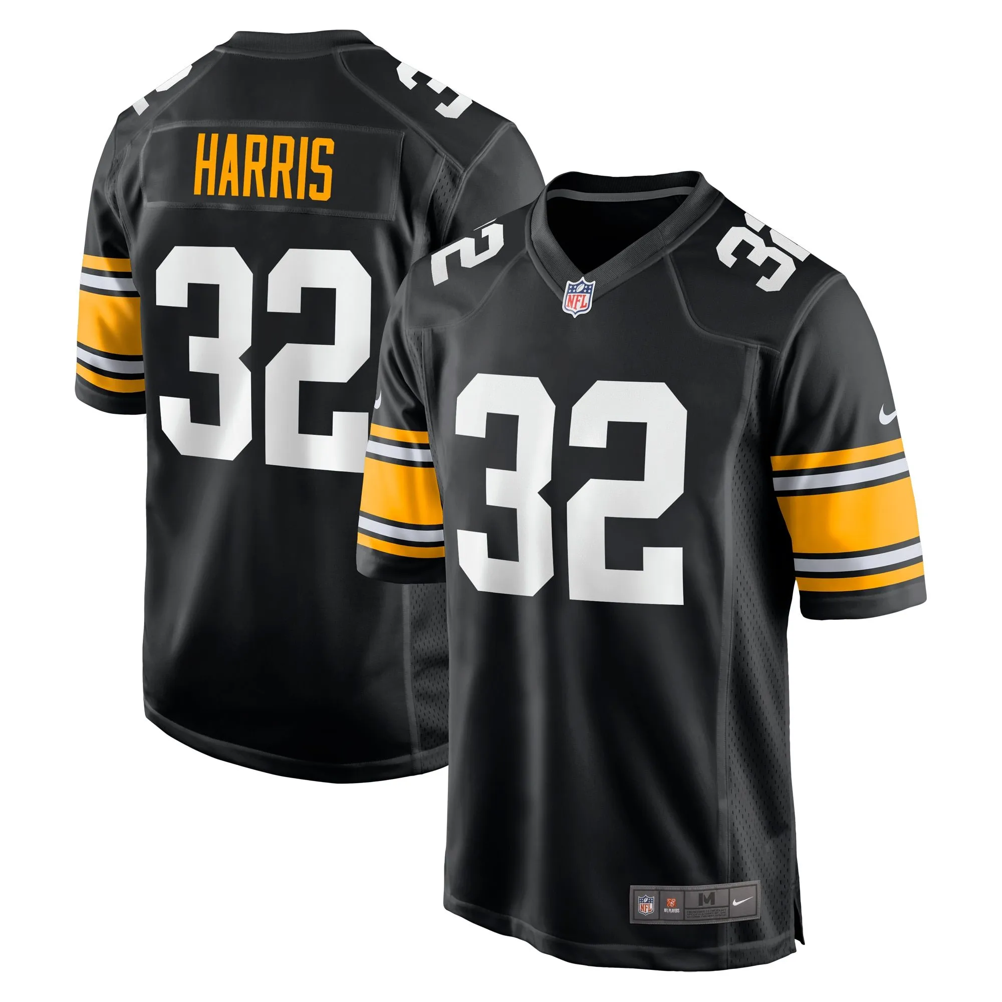 Franco Harris Pittsburgh Steelers  Alternate Retired Player Jersey - Black