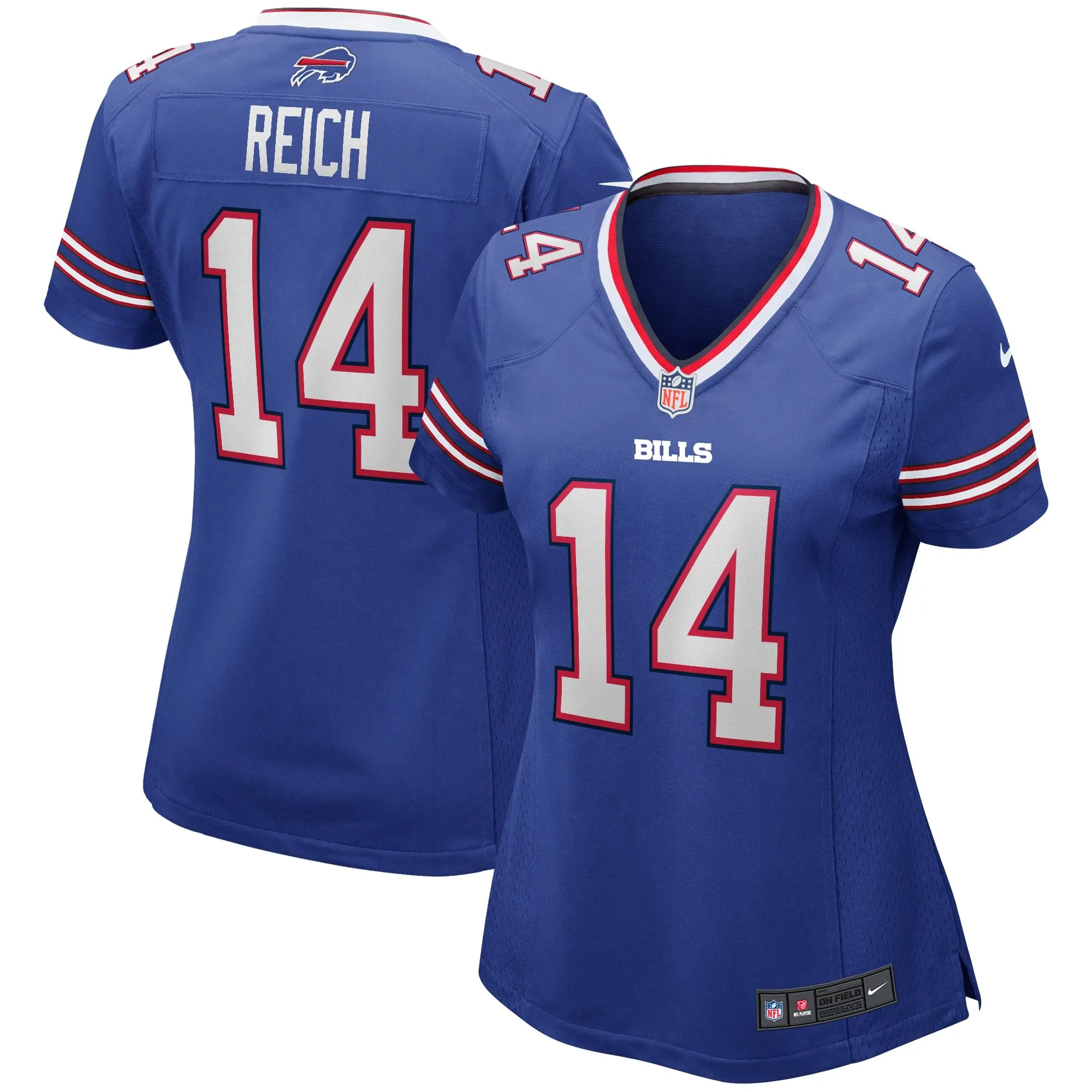 Frank Reich Buffalo Bills  Women's Game Retired Player Jersey - Royal