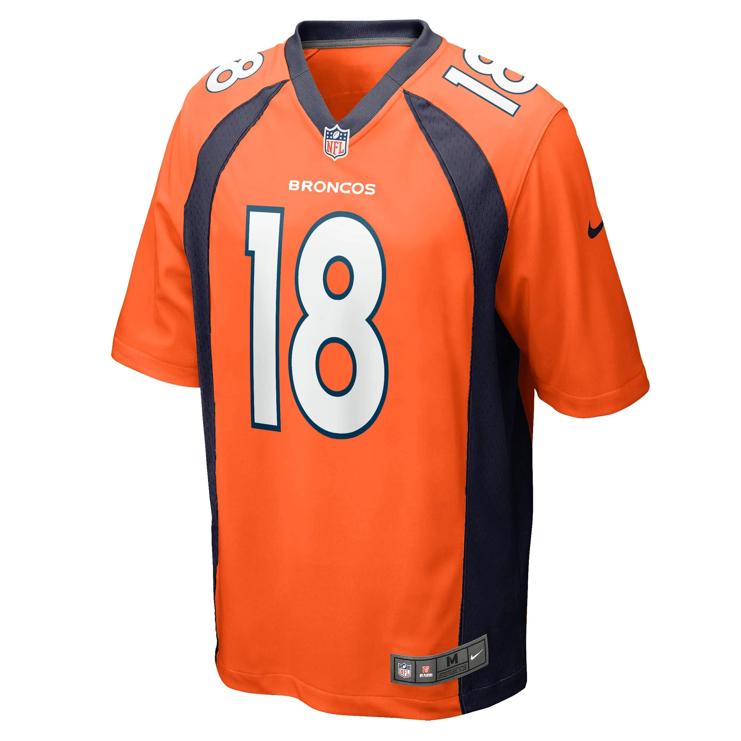 Frank Tripucka Denver Broncos  Retired Player Jersey - Orange