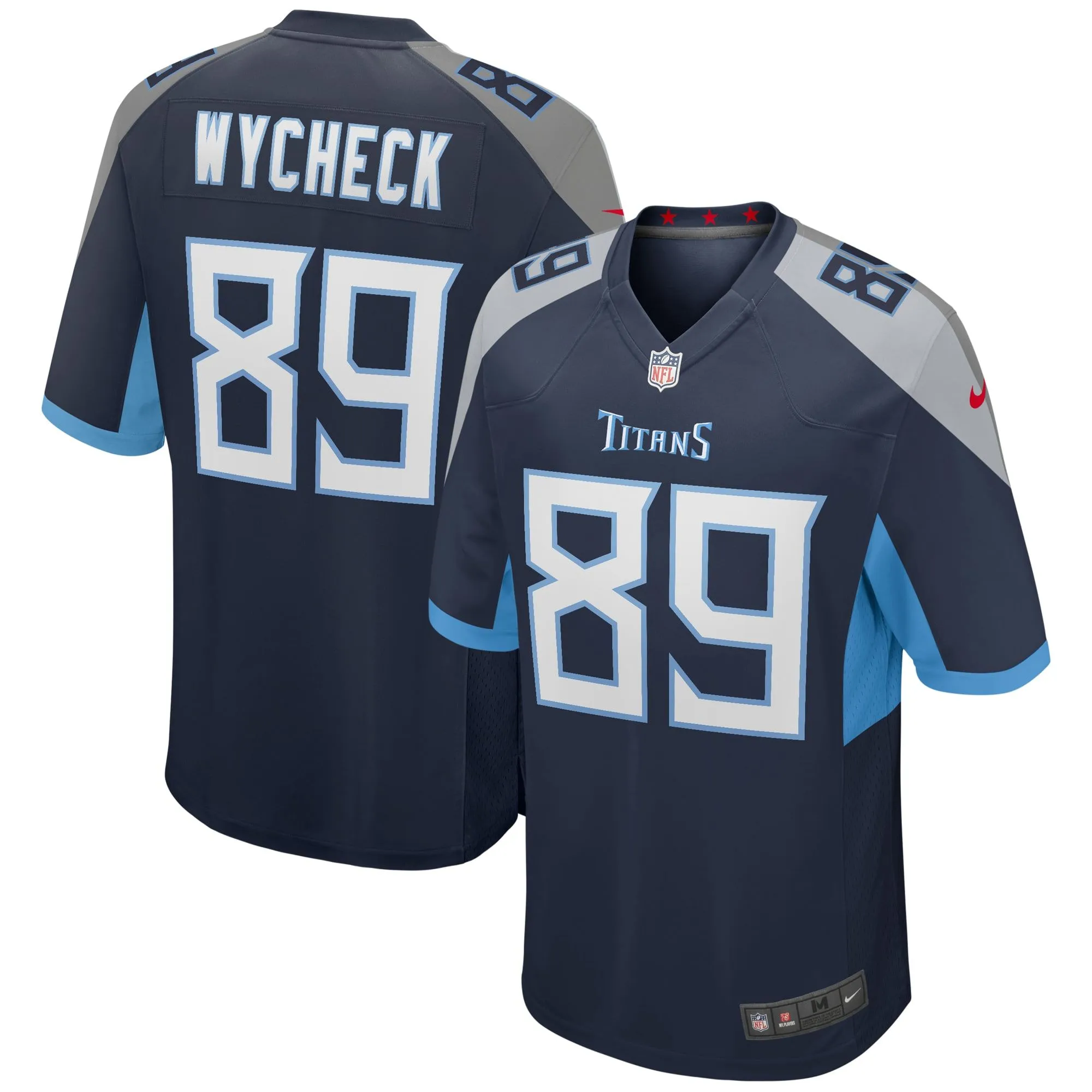 Frank Wycheck Tennessee Titans  Game Retired Player Jersey - Navy