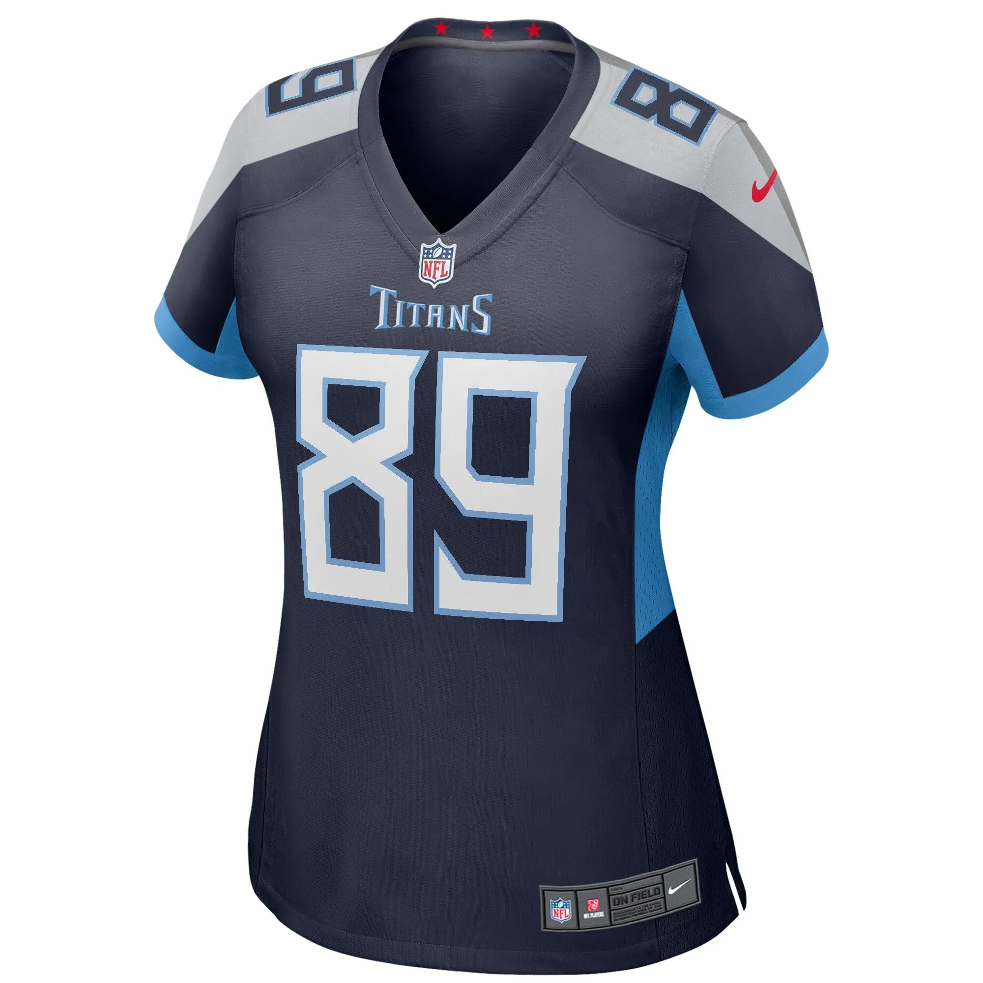 Frank Wycheck Tennessee Titans  Women's Game Retired Player Jersey - Navy