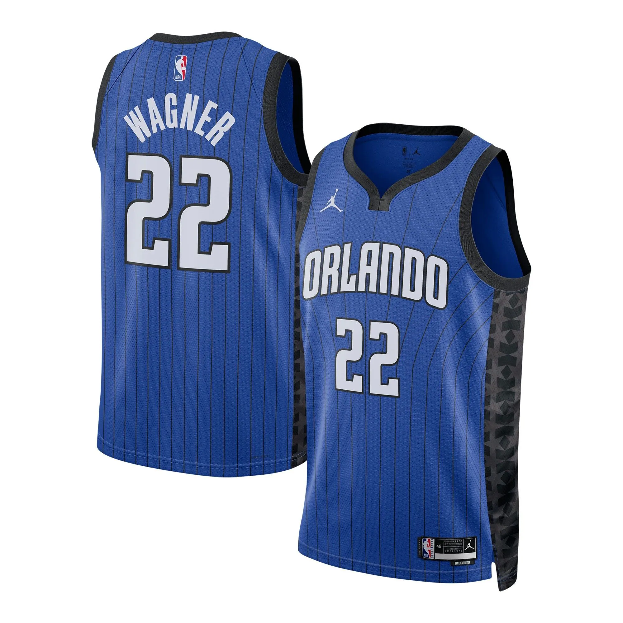 Franz Wagner Orlando Magic Jordan Brand Unisex Swingman Jersey - Statement Edition - Blue