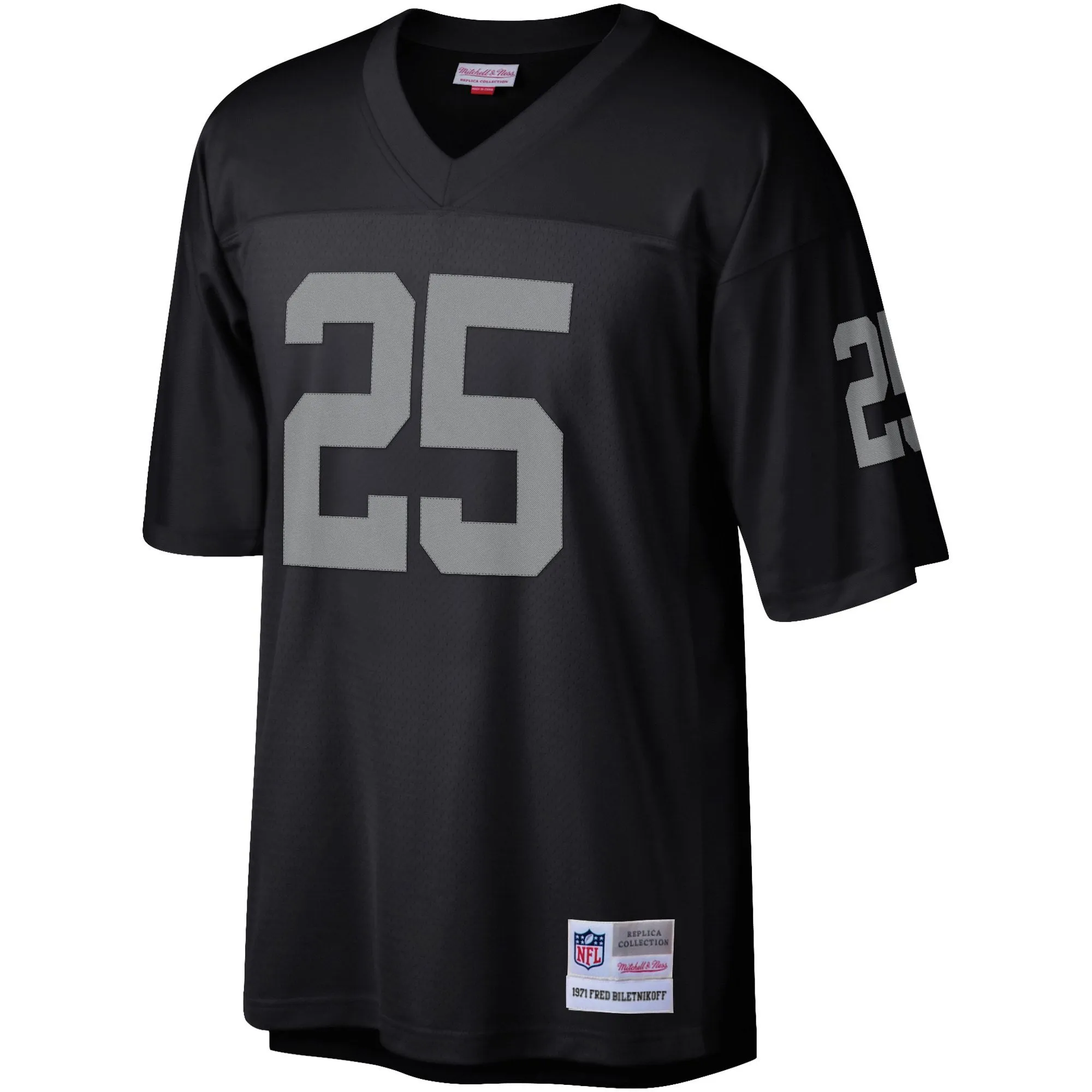 Fred Biletnikoff Las Vegas Raiders Mitchell & Ness Legacy Replica Jersey - Black