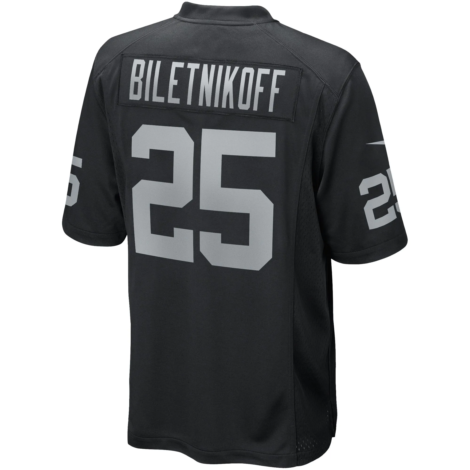 Fred Biletnikoff Las Vegas Raiders  Game Retired Player Jersey - Black