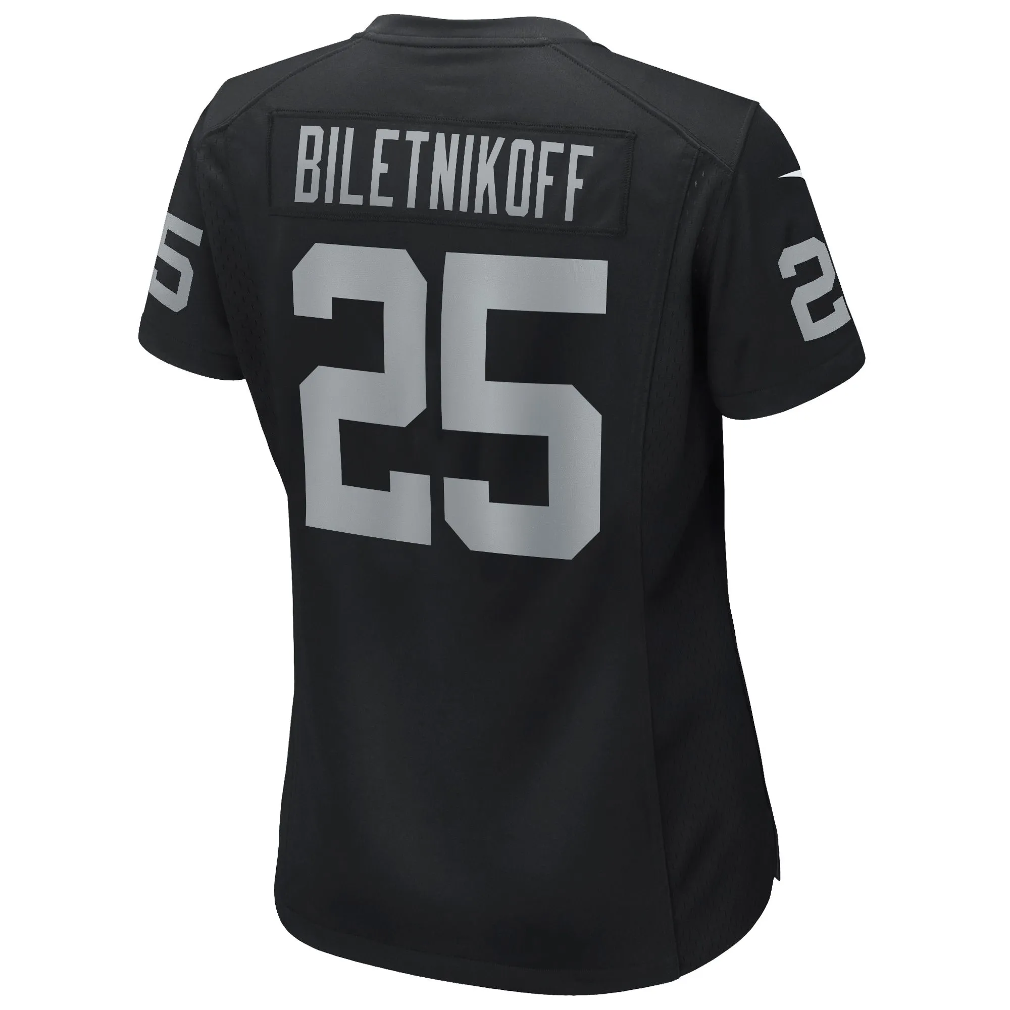 Fred Biletnikoff Las Vegas Raiders  Women's Game Retired Player Jersey - Black