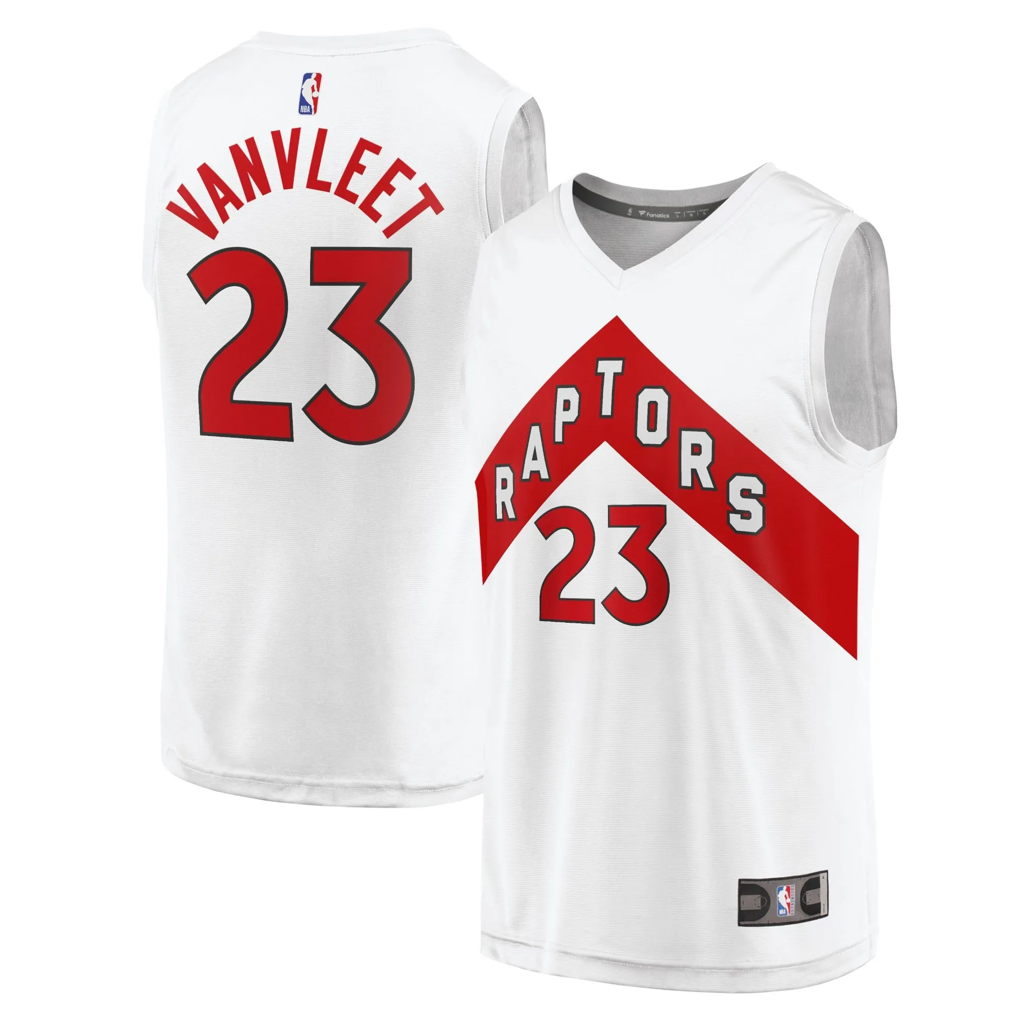 Fred VanVleet Toronto Raptors Fanatics Branded Fast Break Replica Jersey - Association Edition - White